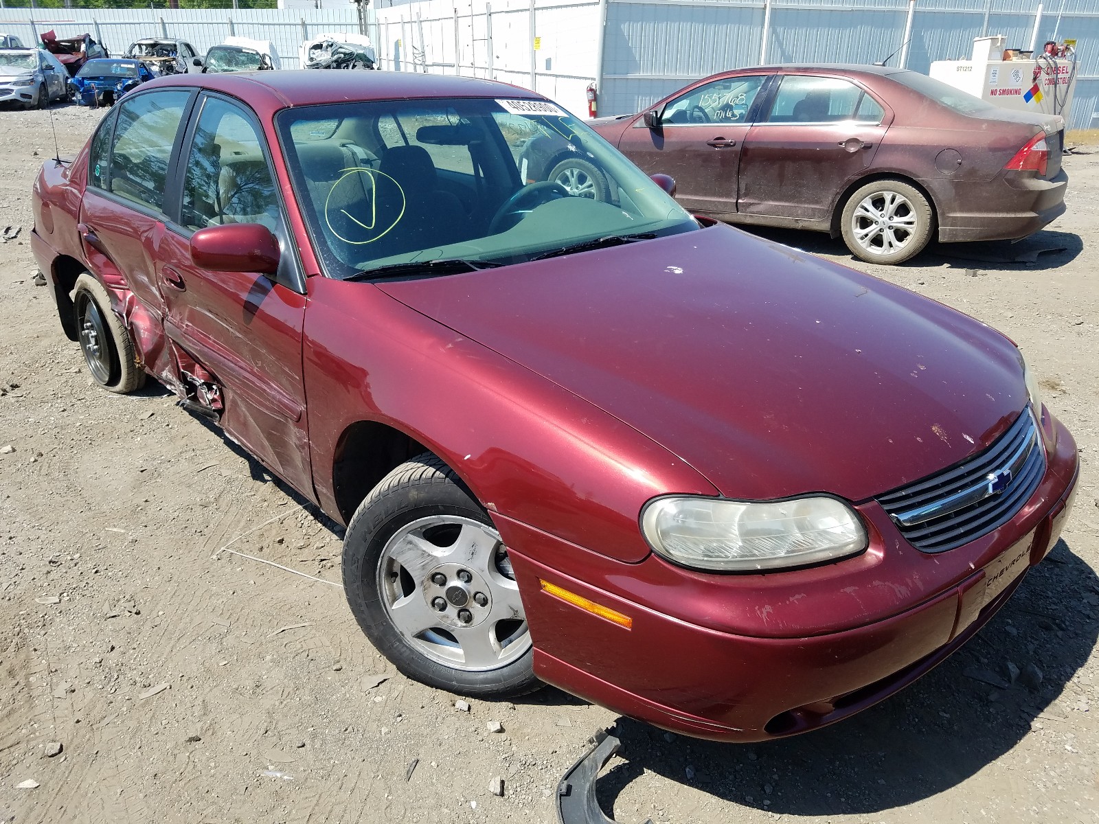 2002 malibu tire size