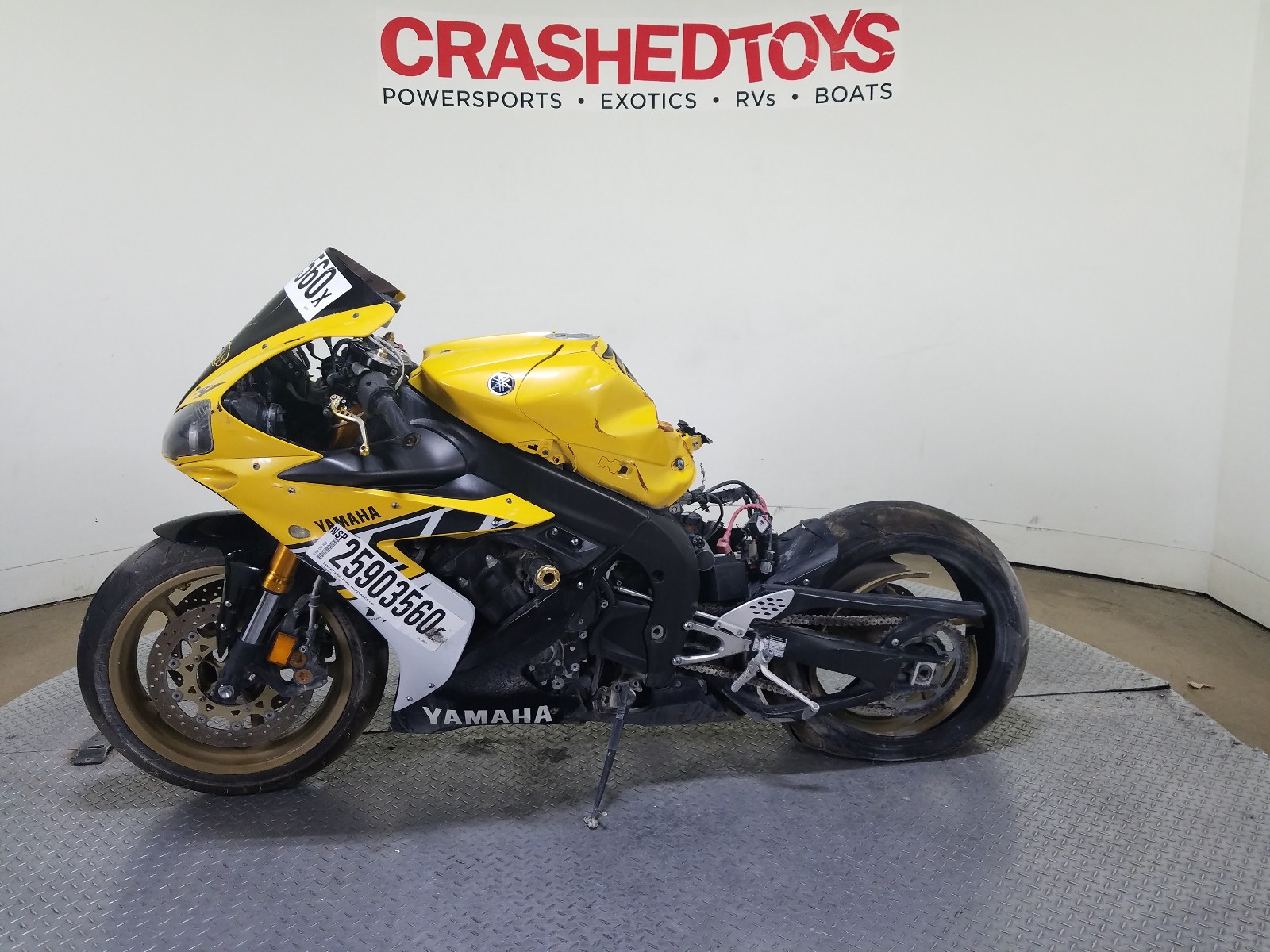 2006 yamaha yzfr1 tx crashedtoys dallas 在copart美国销售