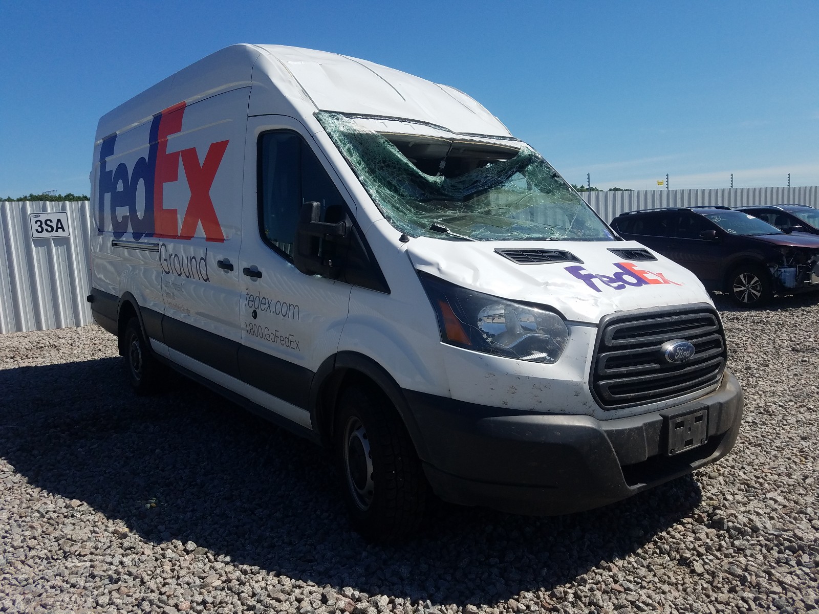 salvage ford transit van for sale
