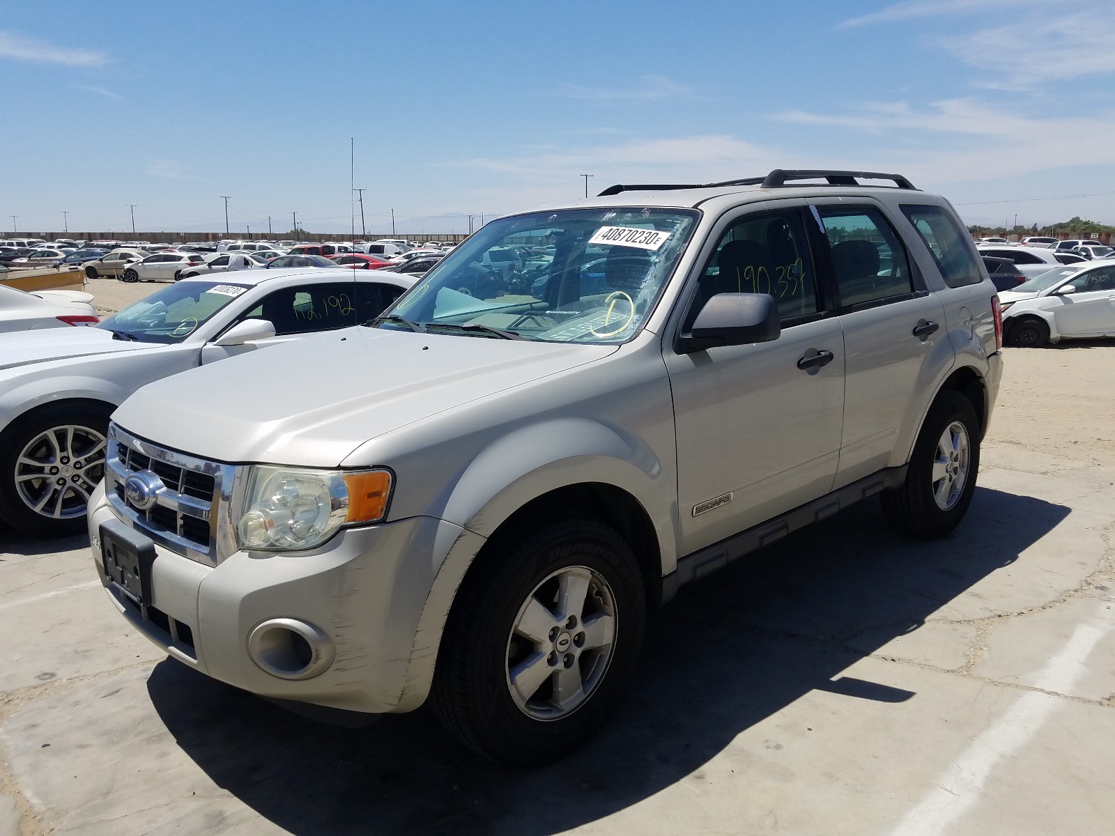 Ford escape 2008 xls