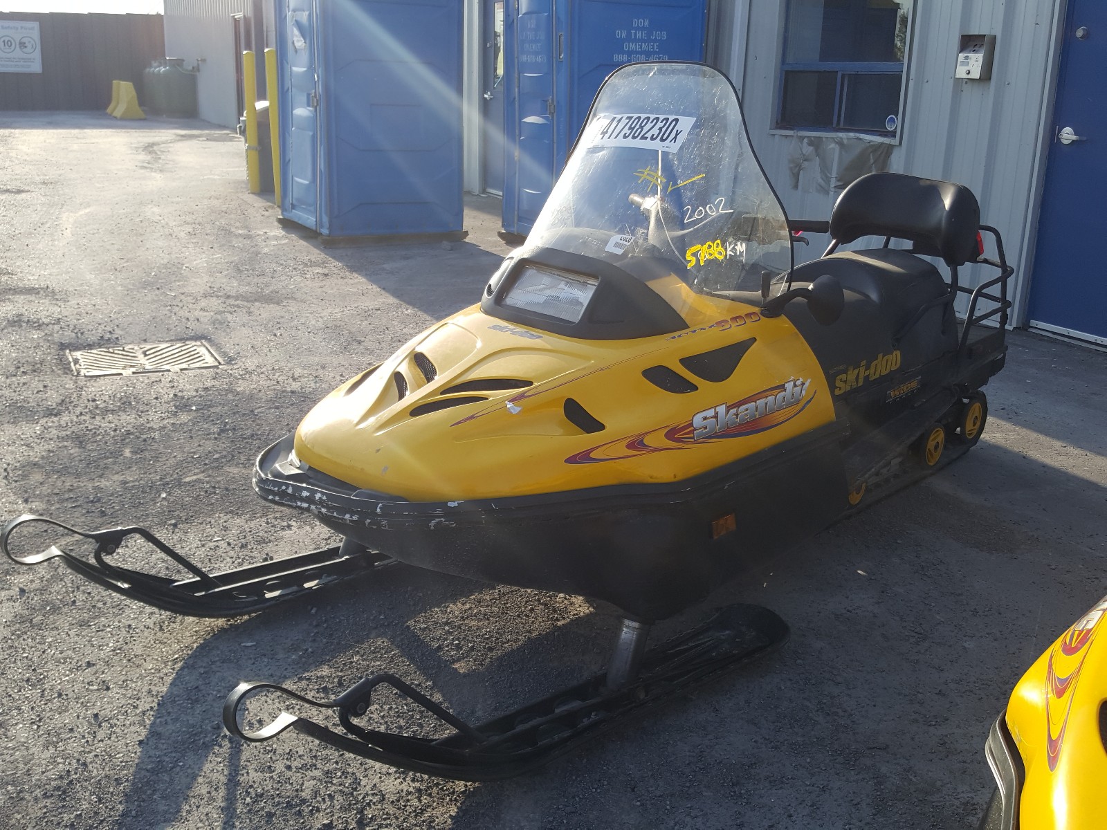 2002 SKI DOO SKANDIC for Sale | ON - TORONTO - Vehicle at Copart Canada