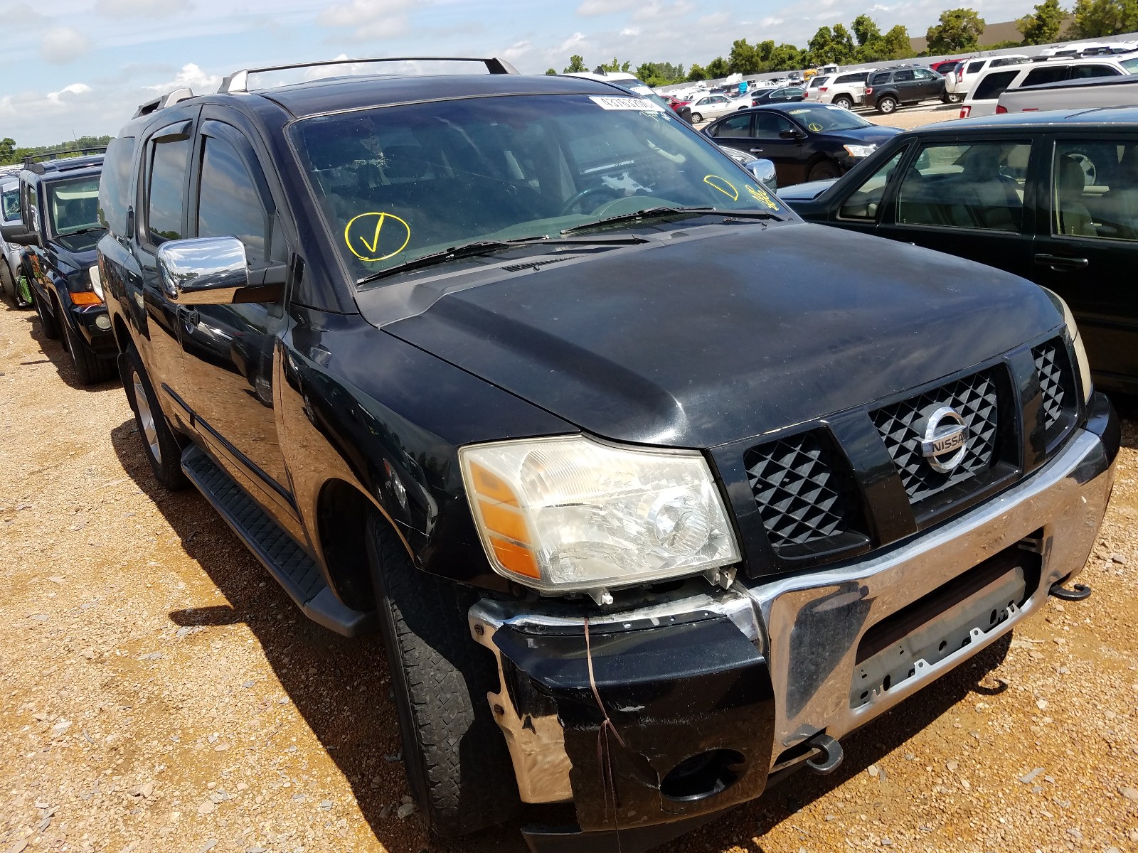 2004 nissan armada se for sale at copart bridgeton mo lot 43763200 salvagereseller com salvagereseller com