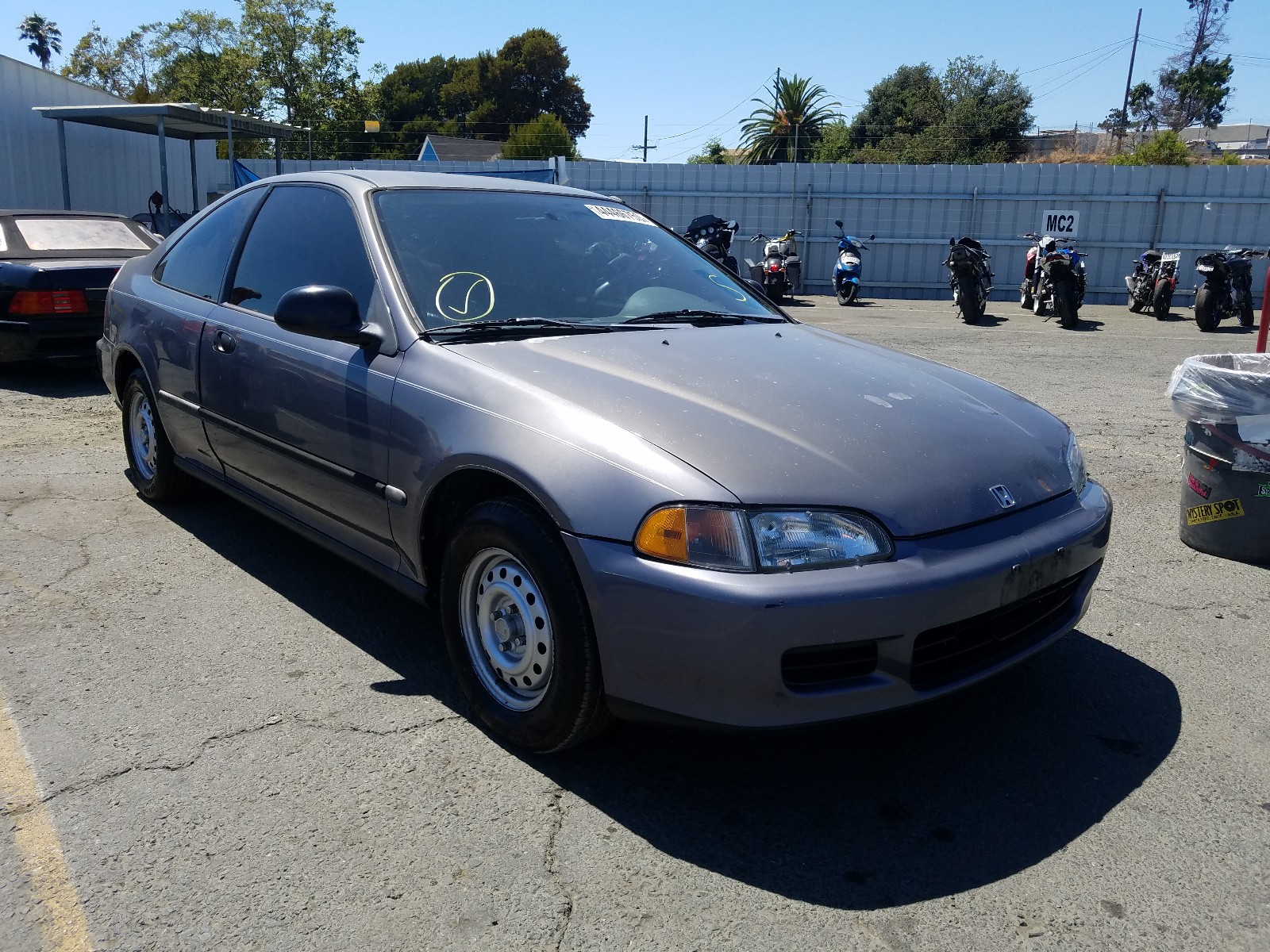 1995 honda civic dx for sale at copart vallejo ca lot 44466750 salvagereseller com 1995 honda civic dx for sale at copart