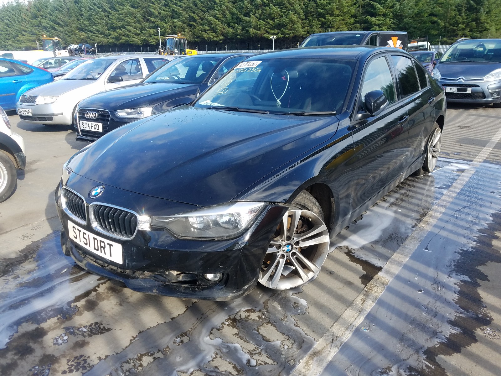 2012 BMW 320D SPORT for sale at Copart UK - Salvage Car Auctions