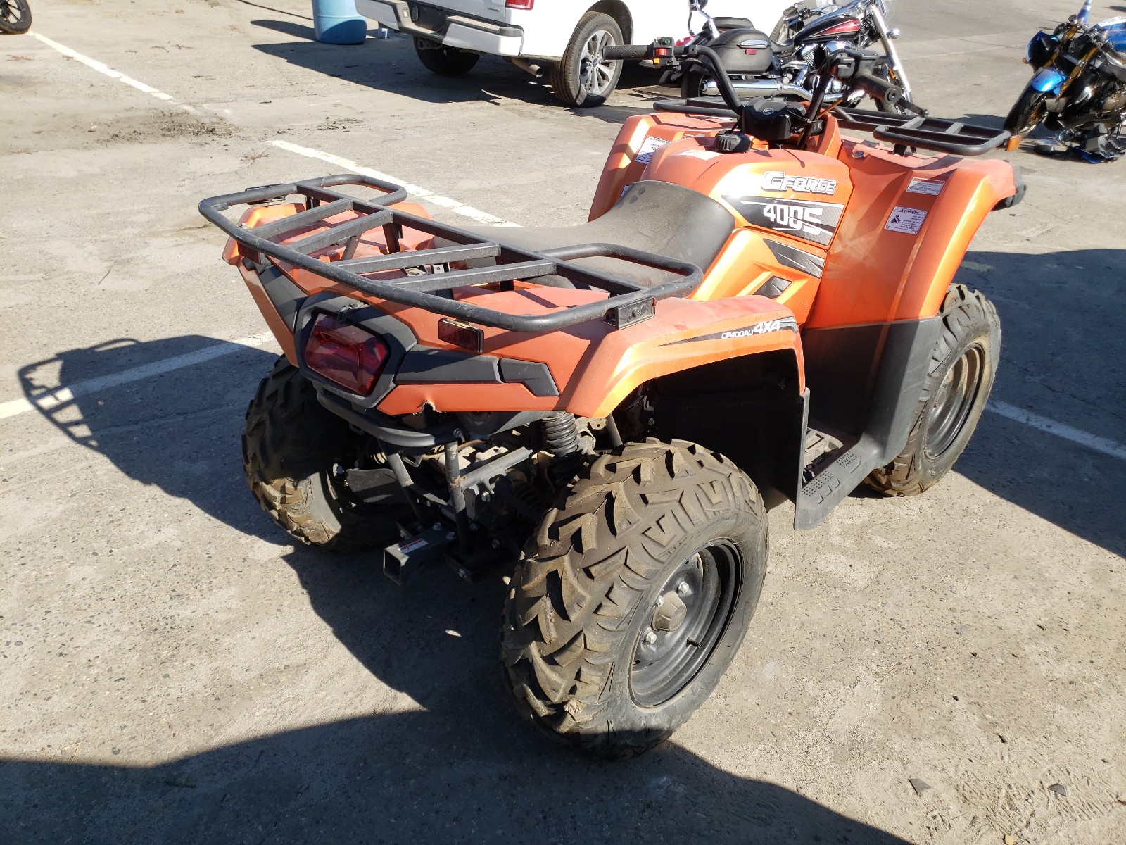 2016 CanAm ATV for sale at Copart Fresno, CA Lot 44437010