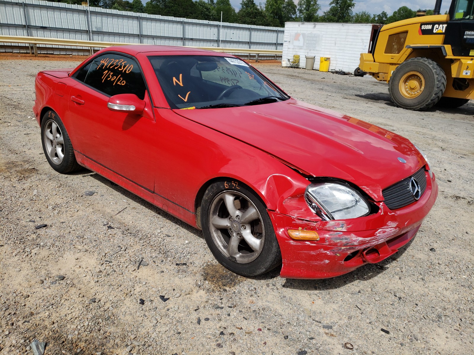 2001 mercedes benz slk 320 for sale at copart chatham va lot 44733510 salvagereseller com salvagereseller com