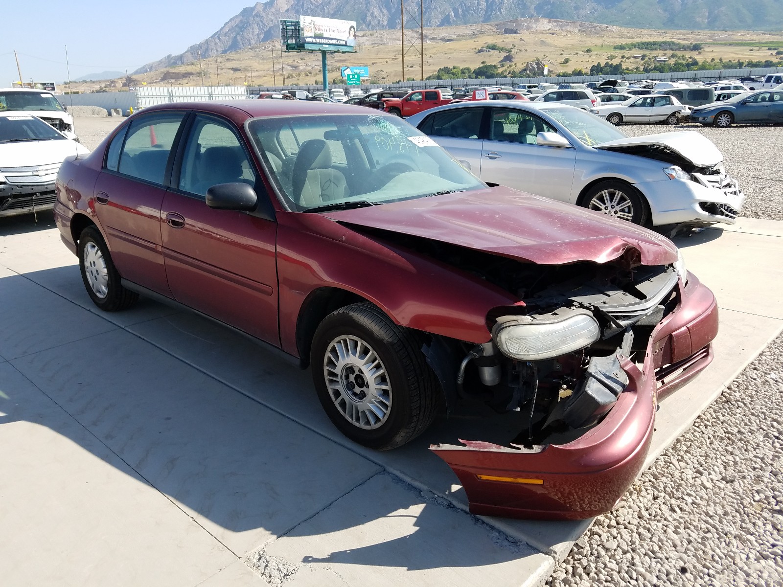 2002 malibu tire size