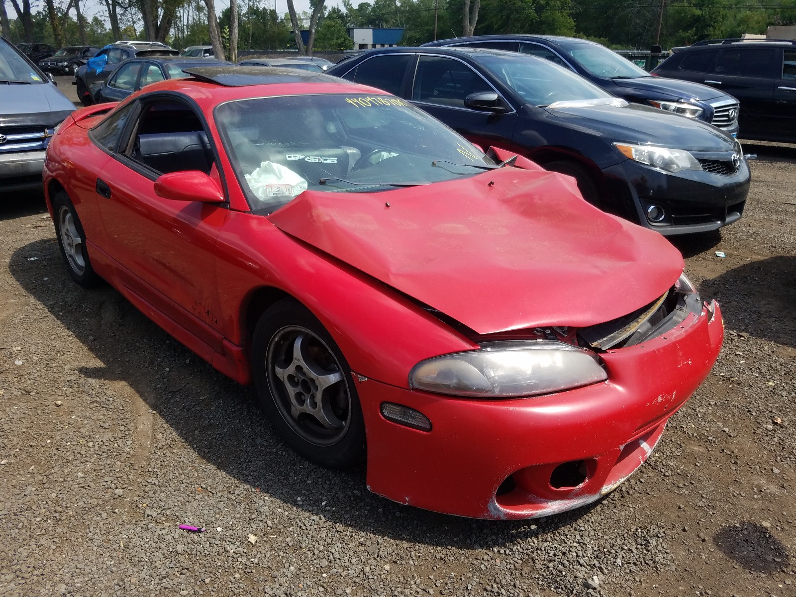 1998 mitsubishi eclipse gs for sale at copart new britain ct lot 44047870 salvagereseller com salvagereseller com