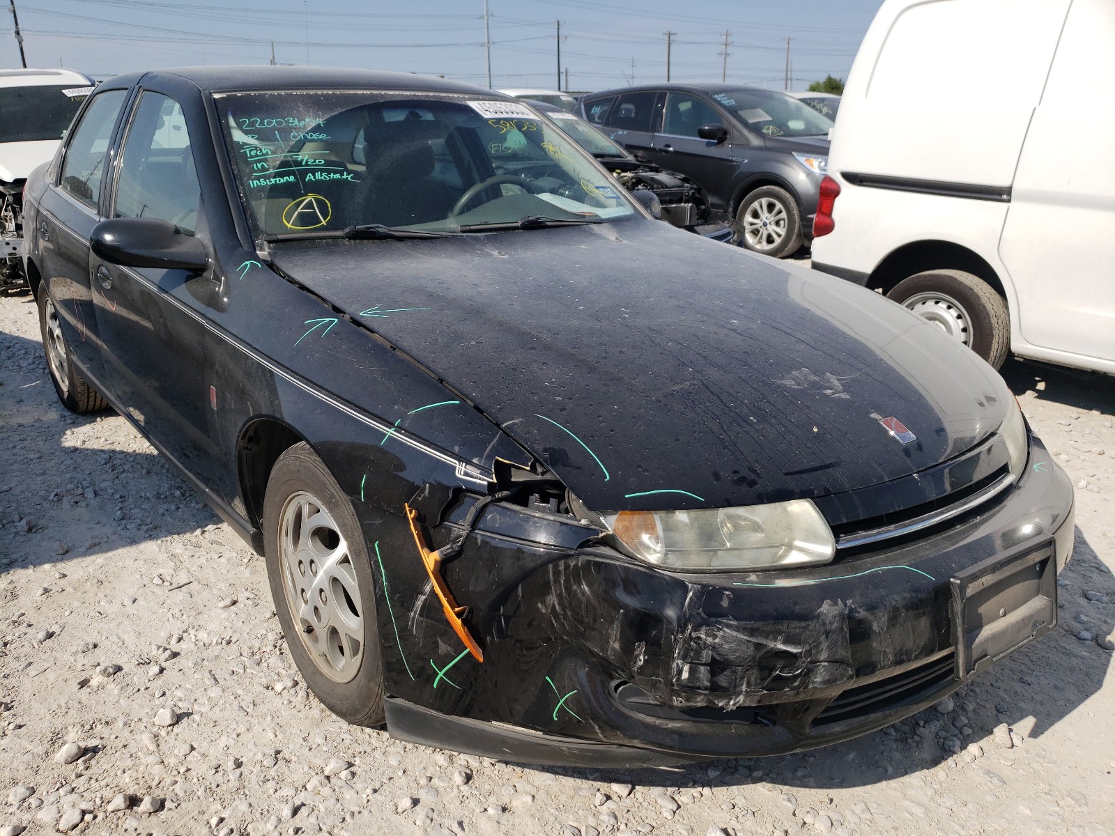 2002 saturn l200 for sale at copart haslet tx lot 45053030 salvagereseller com salvagereseller com
