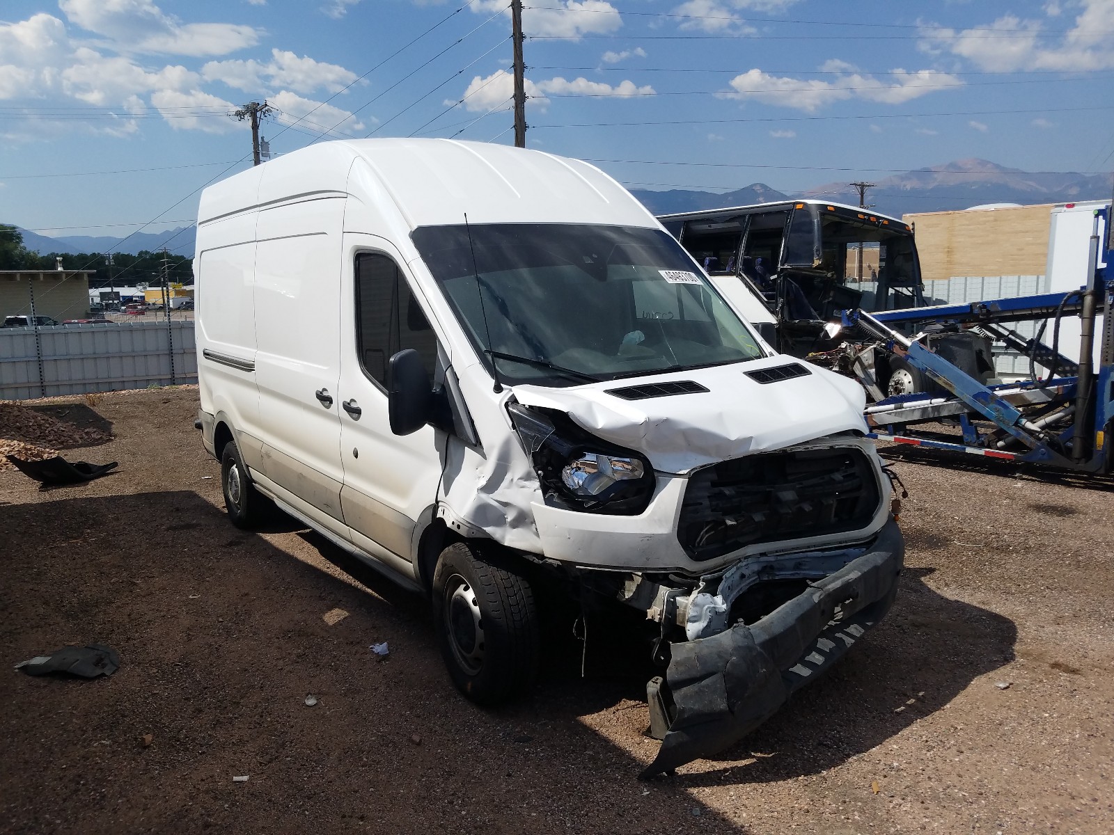 salvage ford transit van for sale