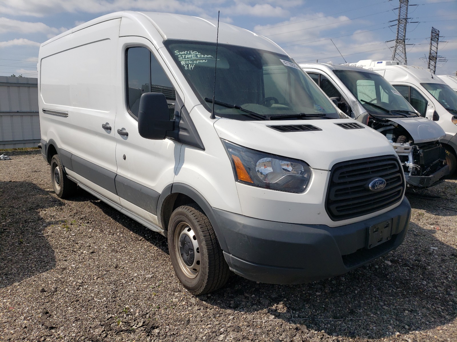 salvage transit vans for sale