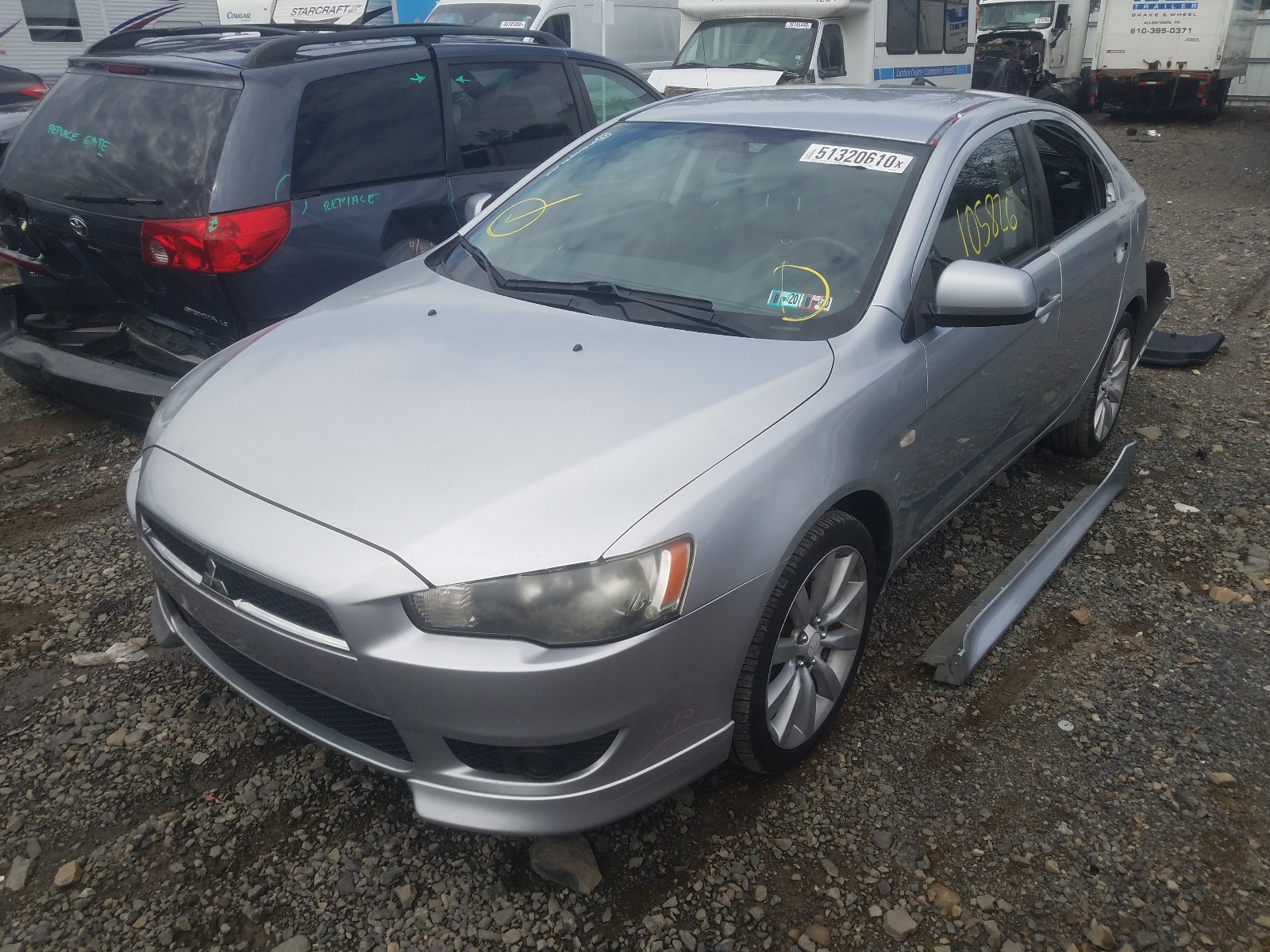 2010 MITSUBISHI LANCER GTS for Sale PA PHILADELPHIA Fri. Oct 16