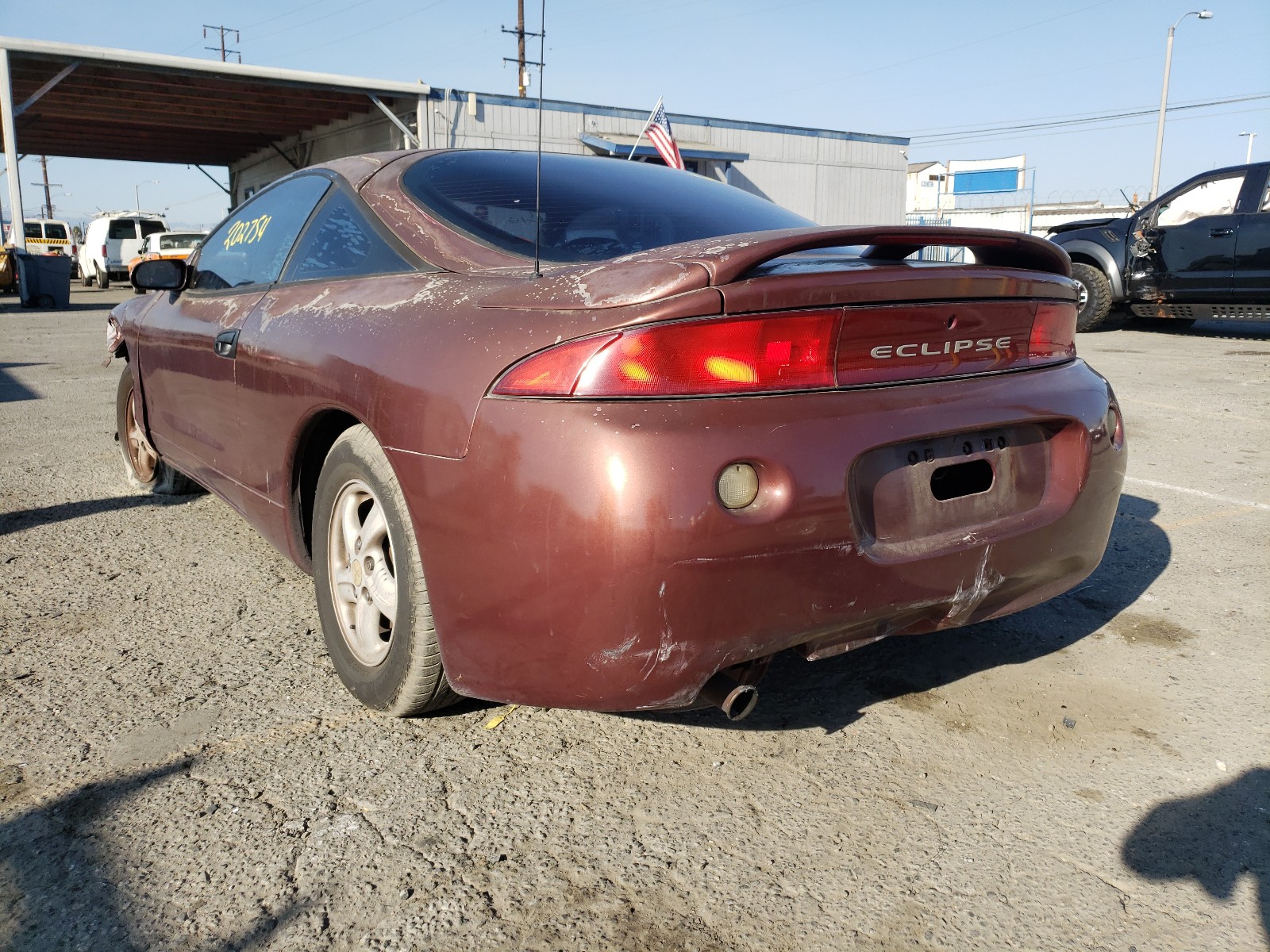 1997 mitsubishi eclipse rs for sale at copart los angeles ca lot 50784870 salvagereseller com salvagereseller com