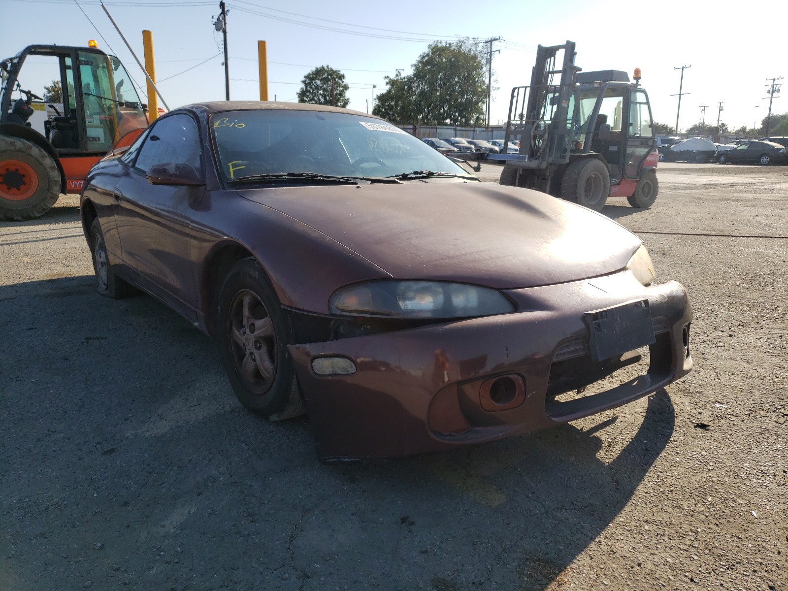 1997 mitsubishi eclipse rs for sale at copart los angeles ca lot 50784870 salvagereseller com salvagereseller com