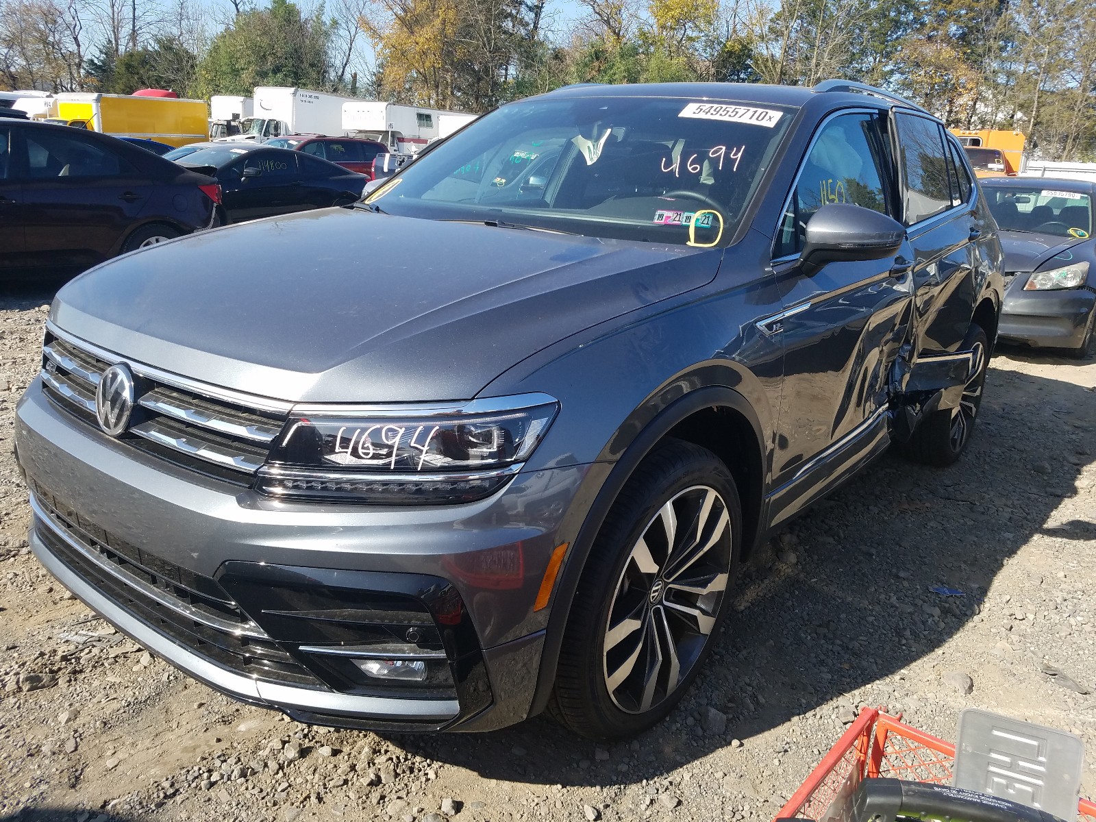 Автомобиль 2020 VOLKSWAGEN TIGUAN SEL PREMIUM R-LINE купить на аукционе  Copart в США в Минске, цена в Беларуси на КолумбАвто