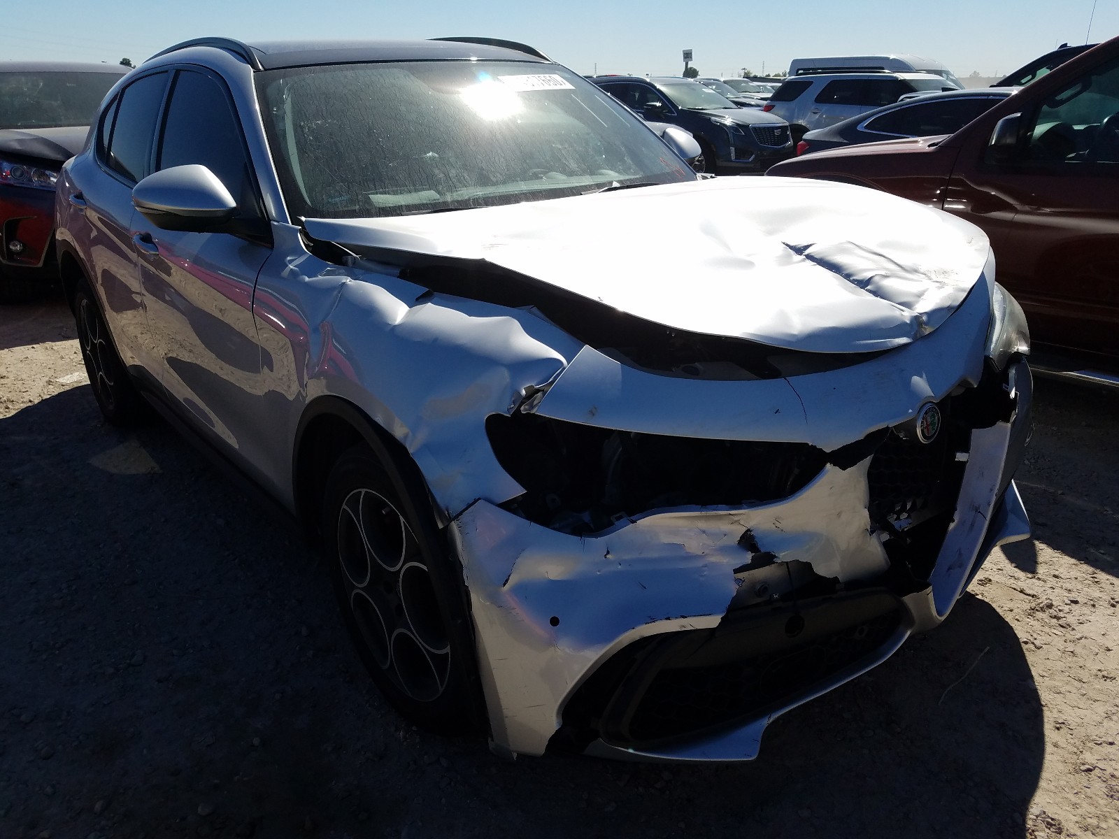 2018 Alfa Romeo Stelvio Sp For Sale At Copart Houston Tx Lot 54317660 Salvagereseller Com