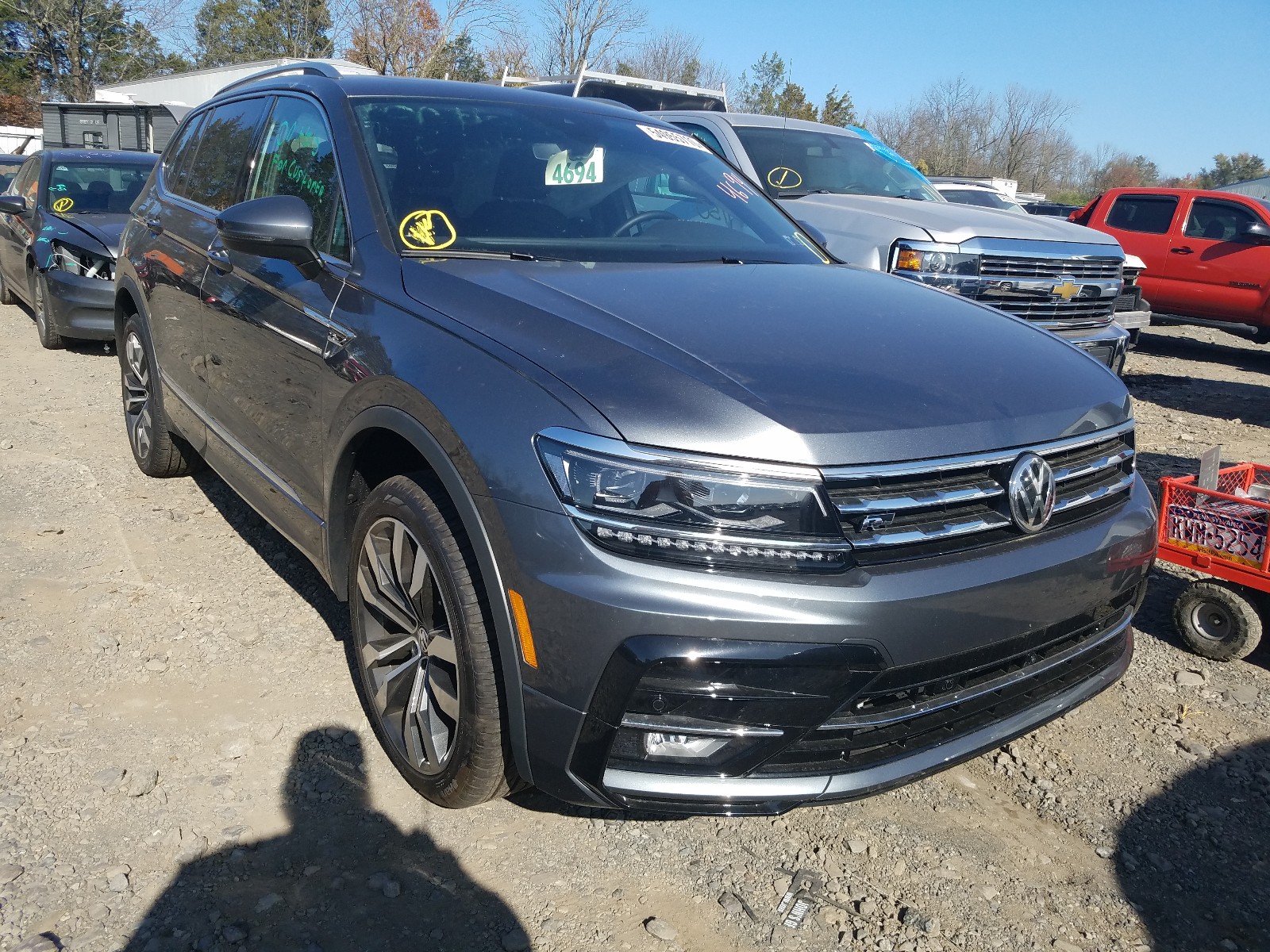 Автомобиль 2020 VOLKSWAGEN TIGUAN SEL PREMIUM R-LINE купить на аукционе  Copart в США в Минске, цена в Беларуси на КолумбАвто