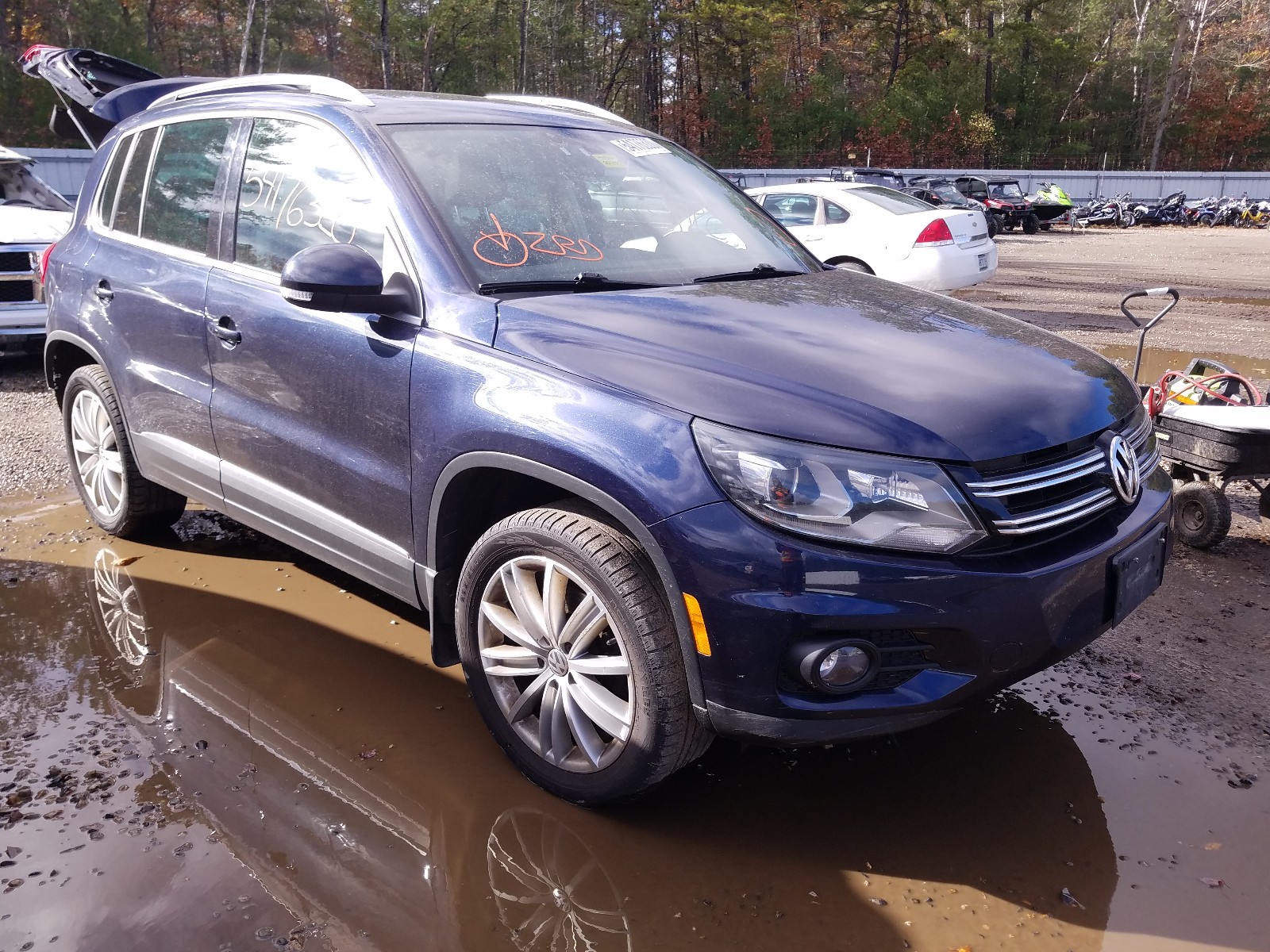 16 Volkswagen Tiguan S For Sale At Copart Lyman Me Lot Salvagereseller Com