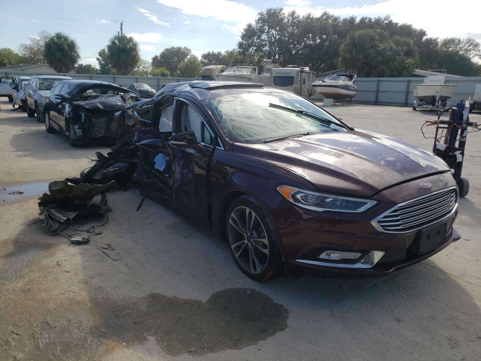 3FA6P0K95HR155114 2017 Ford Fusion Titanium