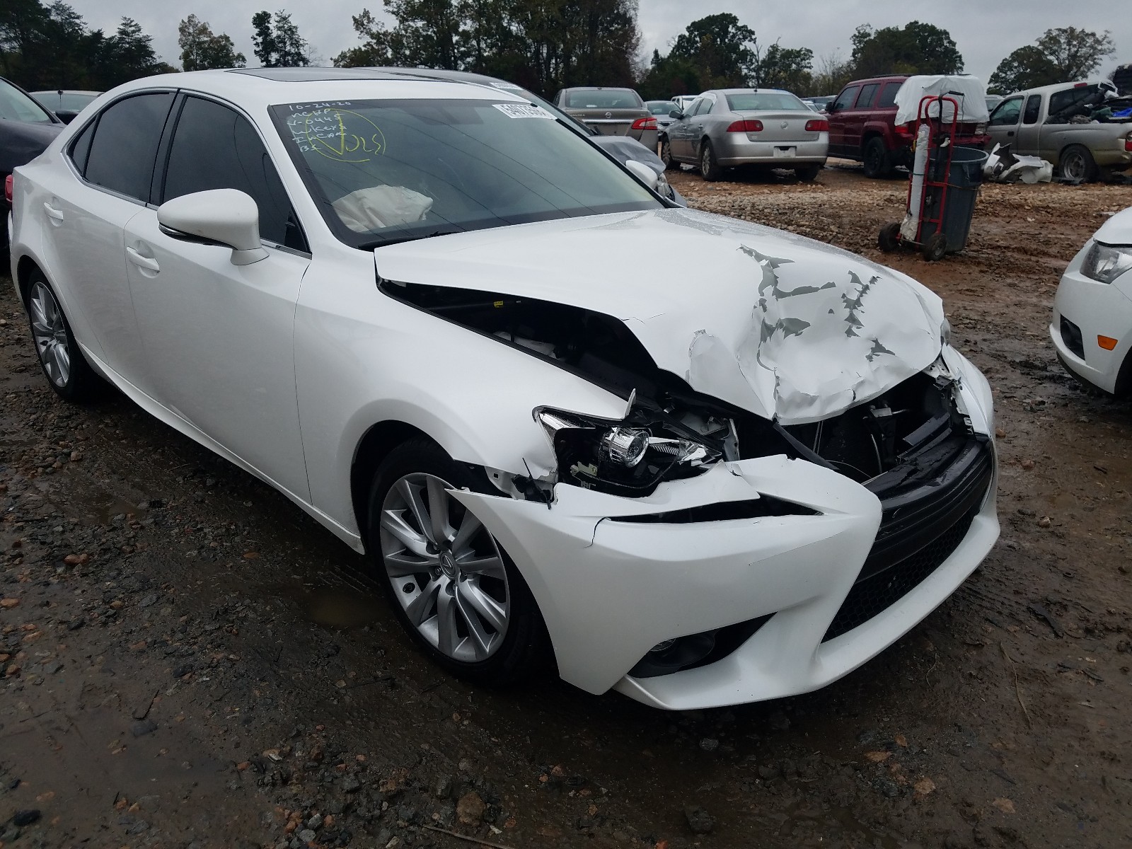 16 Lexus Is 0t For Sale At Copart China Grove Nc Lot Salvagereseller Com