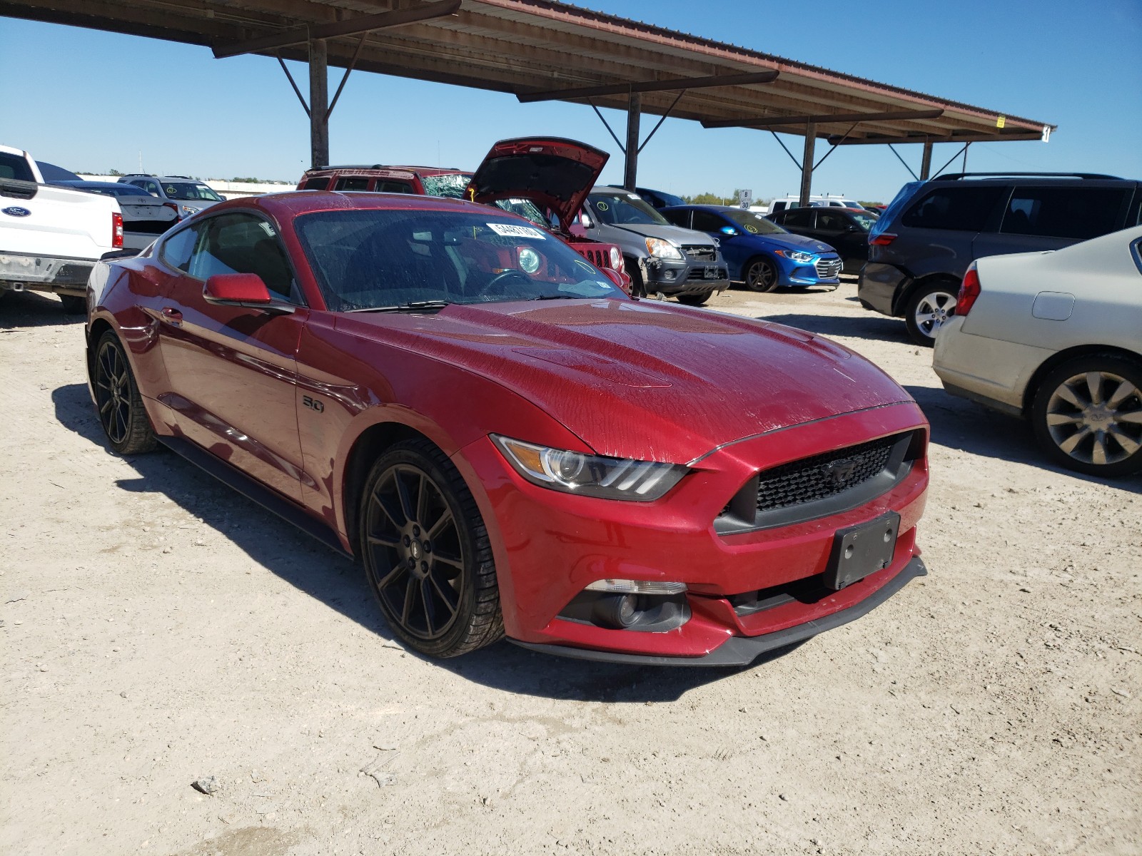 16 Ford Mustang Gt For Sale At Copart Temple Tx Lot Salvagereseller Com