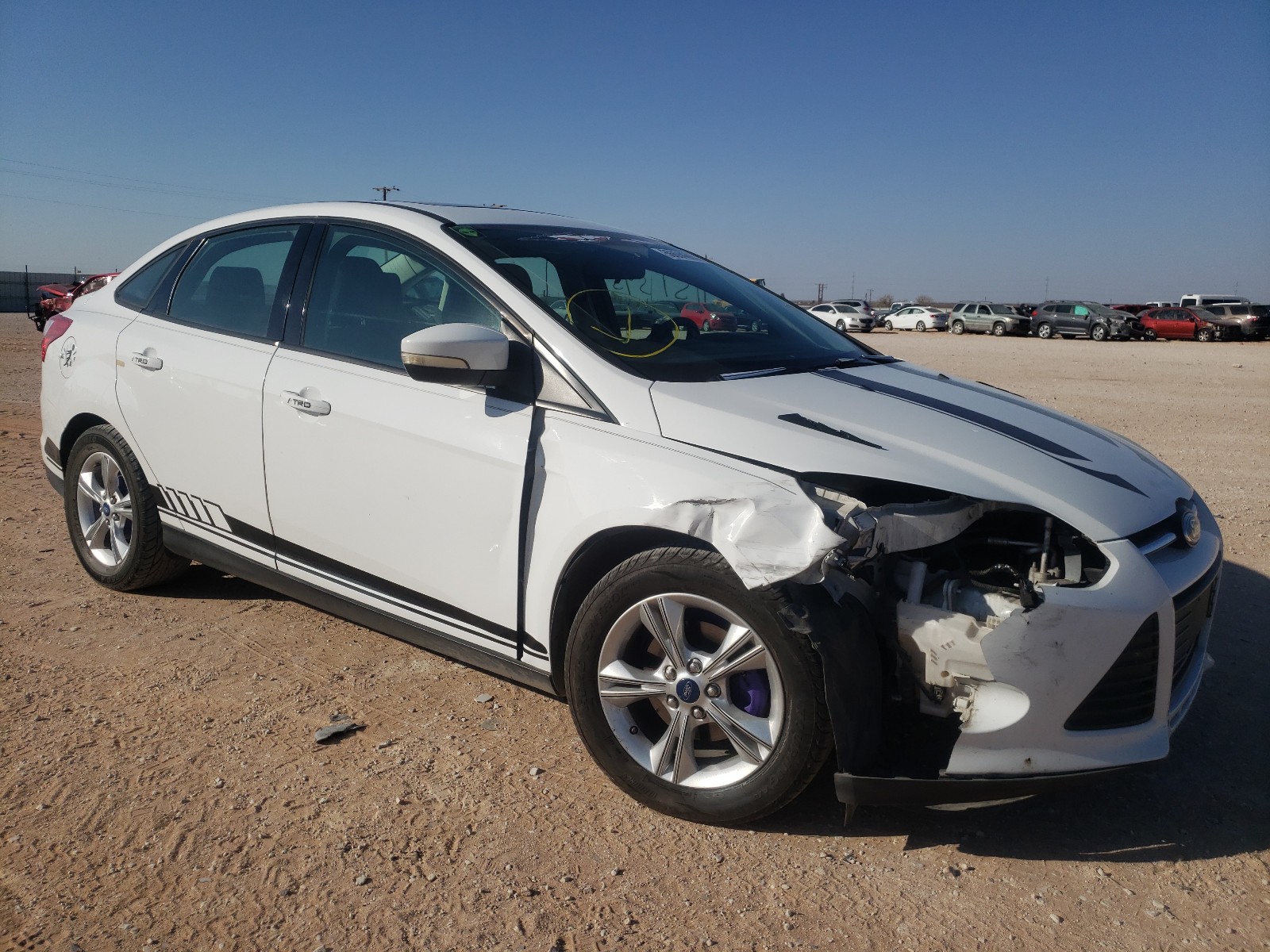 13 Ford Focus Se For Sale At Copart Andrews Tx Lot Salvagereseller Com