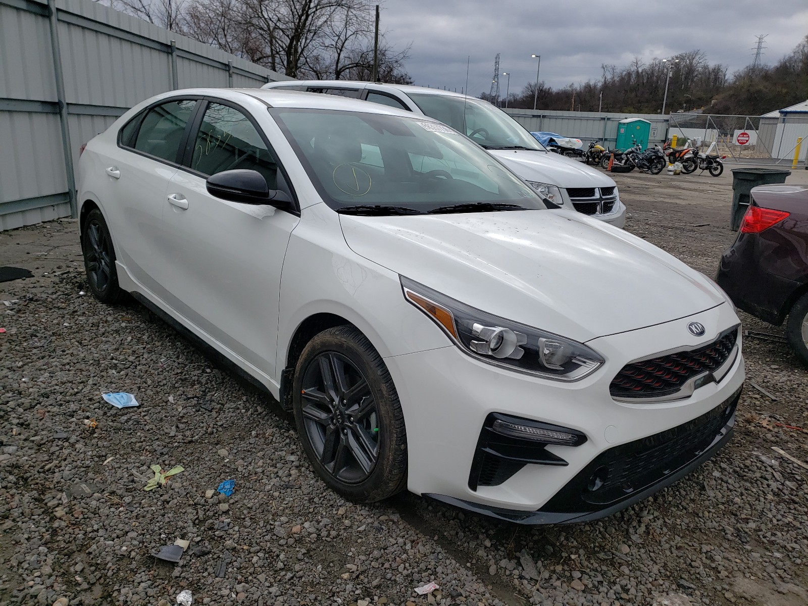 2021 KIA FORTE GT L 3KPF34AD6ME288582 car history from Copart