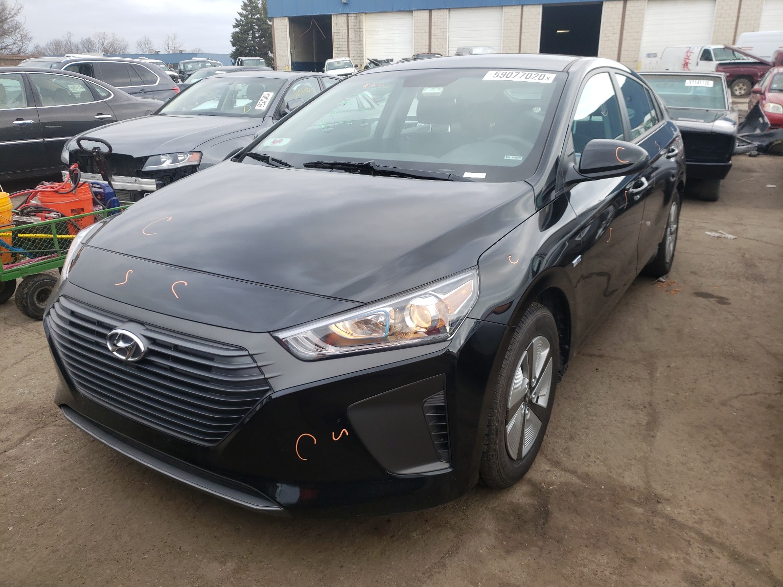 2019 Hyundai Ioniq Blue VIN: KMHC65LC1KU175752 Lot: 62530784