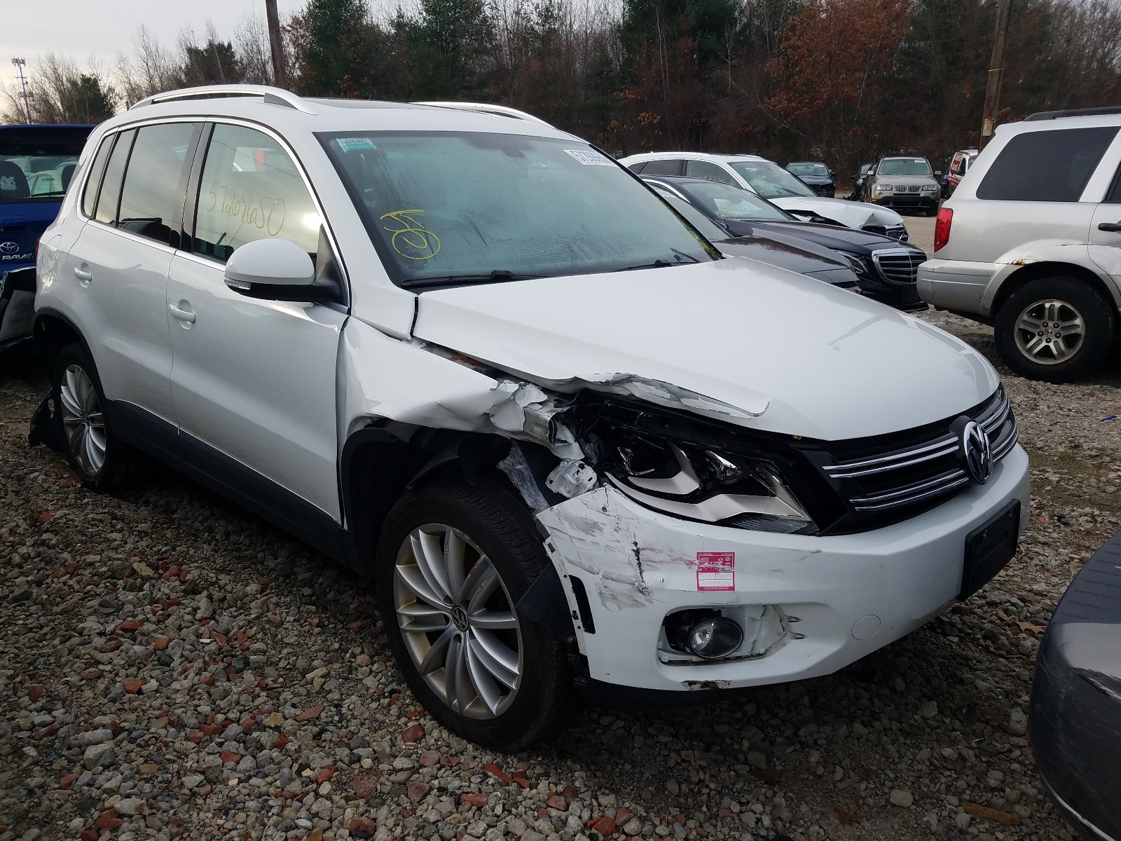 16 Volkswagen Tiguan S For Sale At Copart North Billerica Ma Lot Salvagereseller Com
