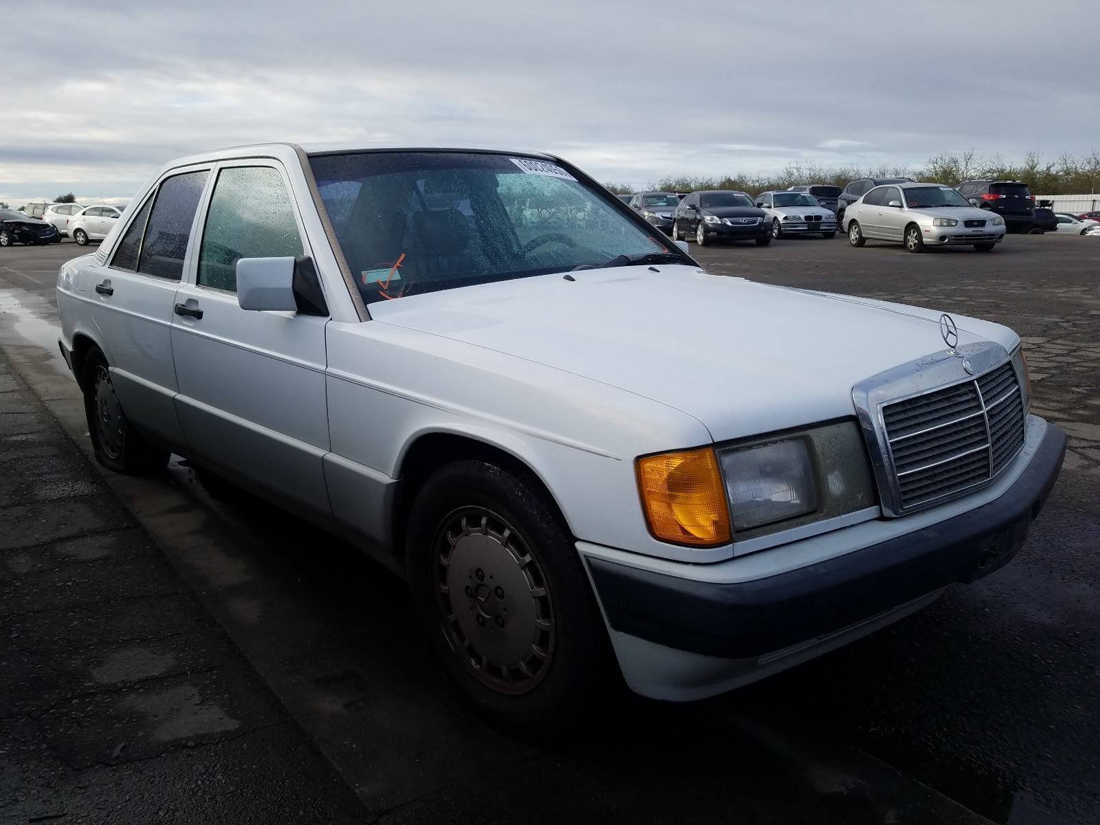 1992 Mercedes Benz 190 E 2 6 For Sale At Copart Fresno Ca Lot 60024050 Salvagereseller Com