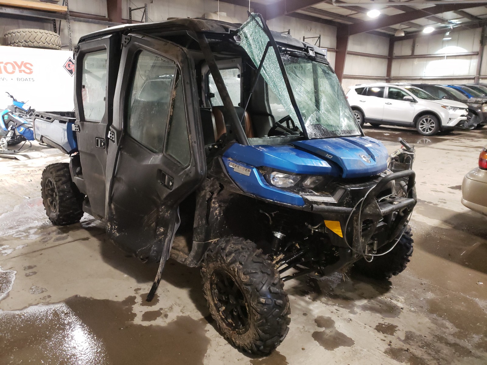 Salvage Motorcycles & Powersports 2021 CANAM DEFENDER MAX LIMITED