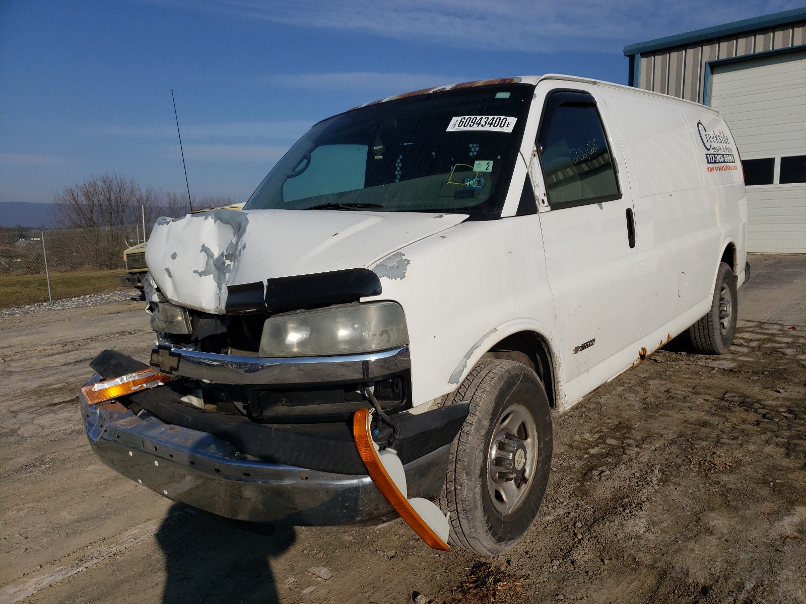 2006 CHEVROLET EXPRESS G2500 for Sale | PA - CHAMBERSBURG | Fri. Jan 29 ...