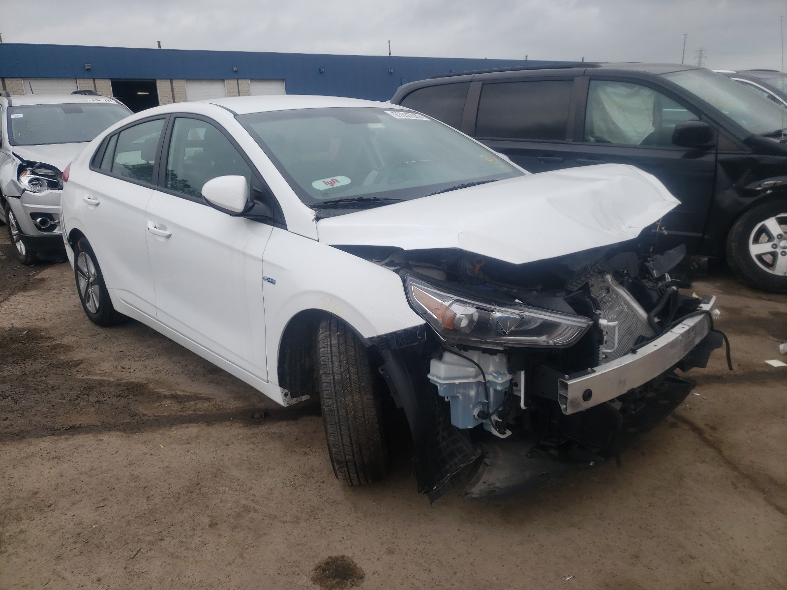 KMHC65LC7KU168322 2019 Hyundai Ioniq Blue