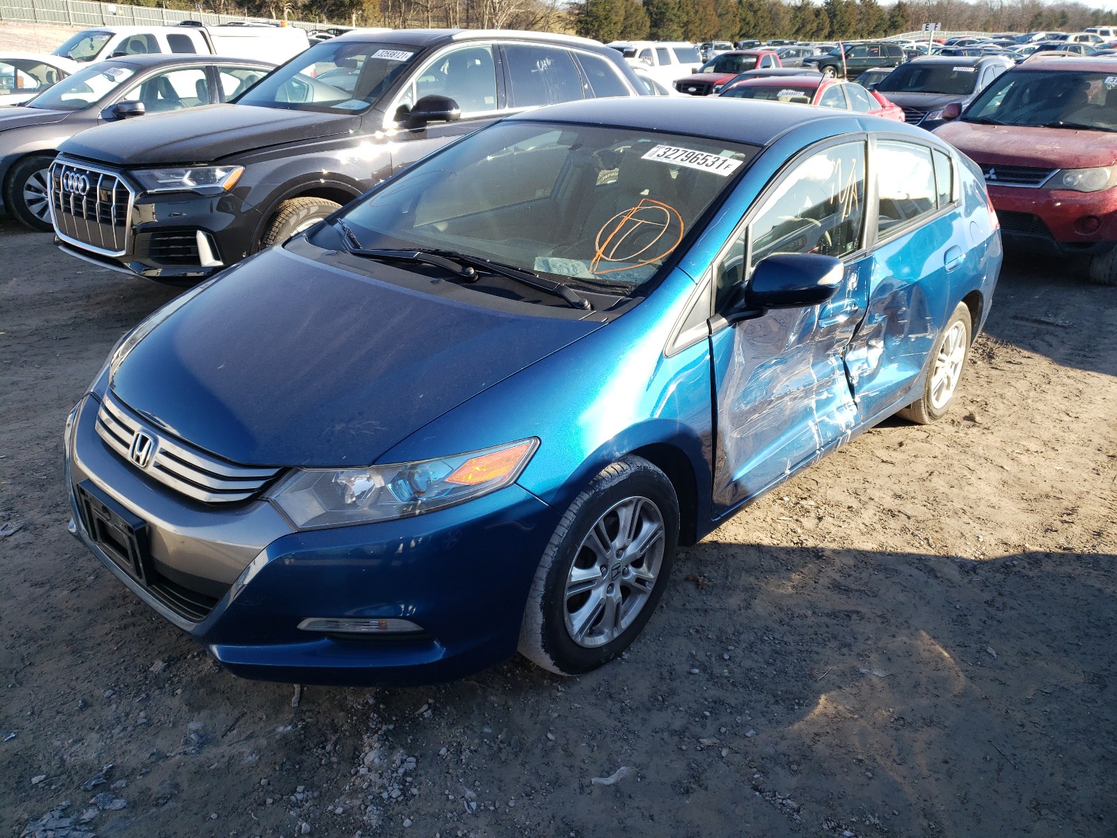 Honda Insight Ex Jhmze H Bs Car History From Copart