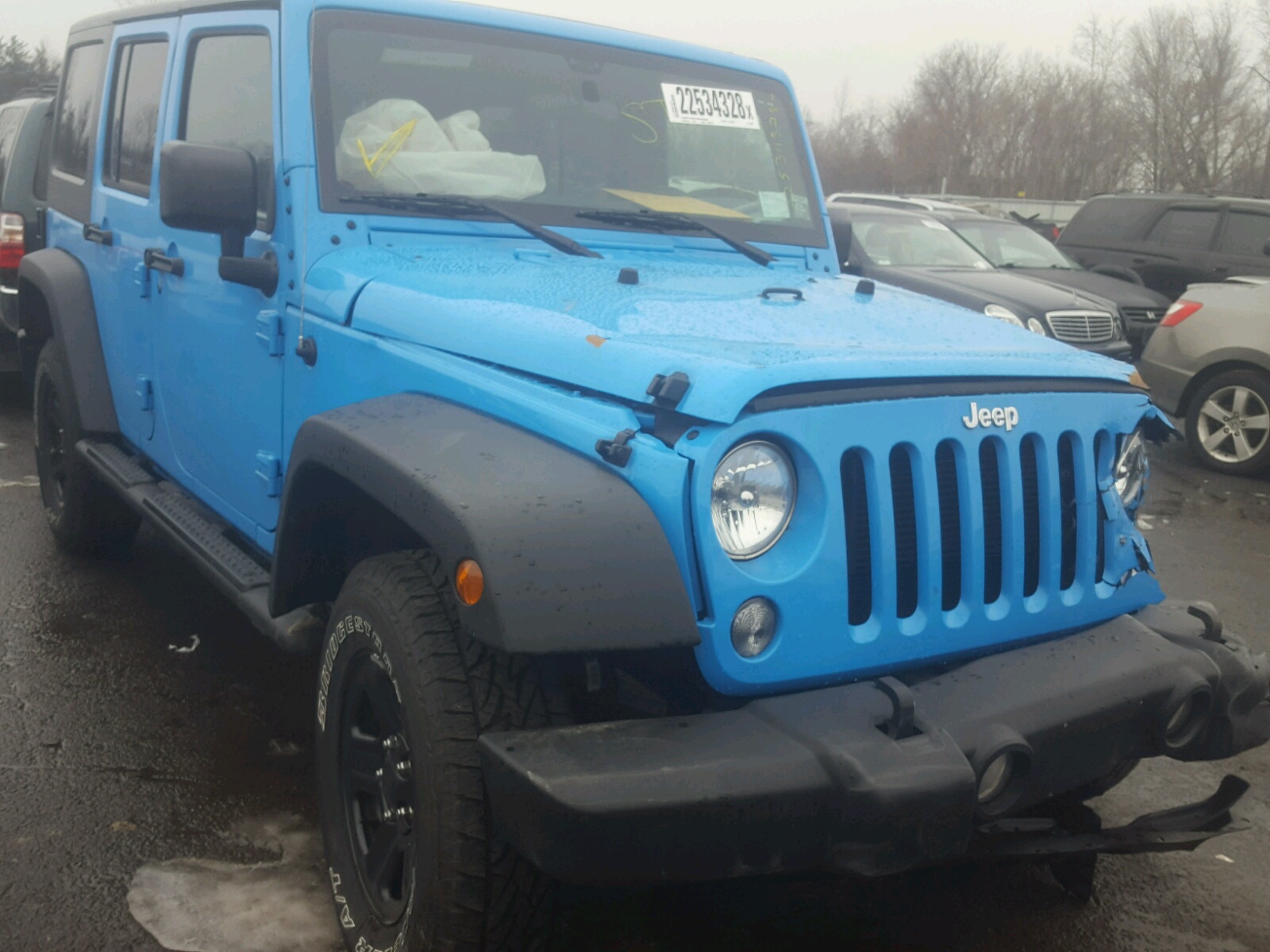 Salvaged JEEP WRANGLER for Auction - AutoBidMaster