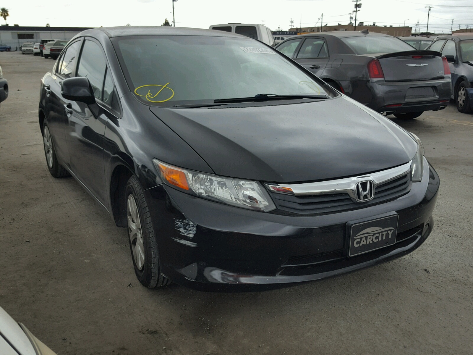 Auto Auction Ended on VIN: 19XFB2F59CE385475 2012 HONDA CIVIC LX in CA ...