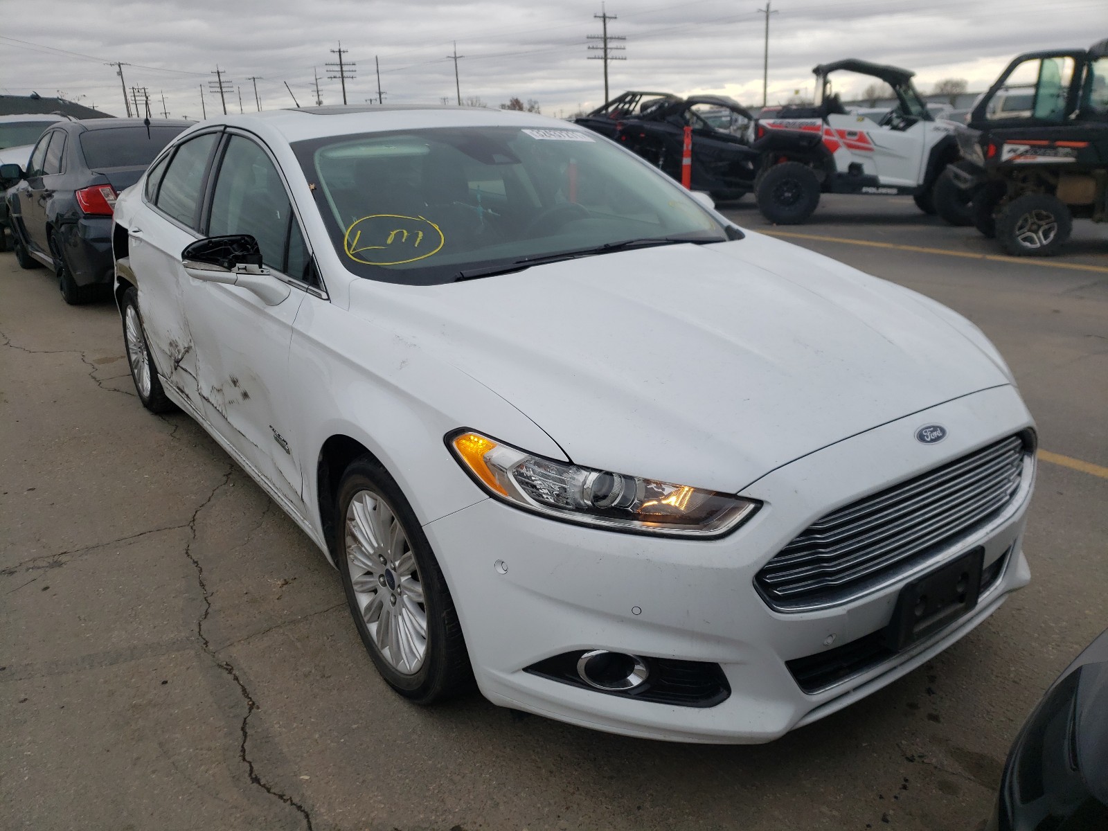 2013 FORD FUSION TIT 3FA6P0SUXDR373824 car history from Copart