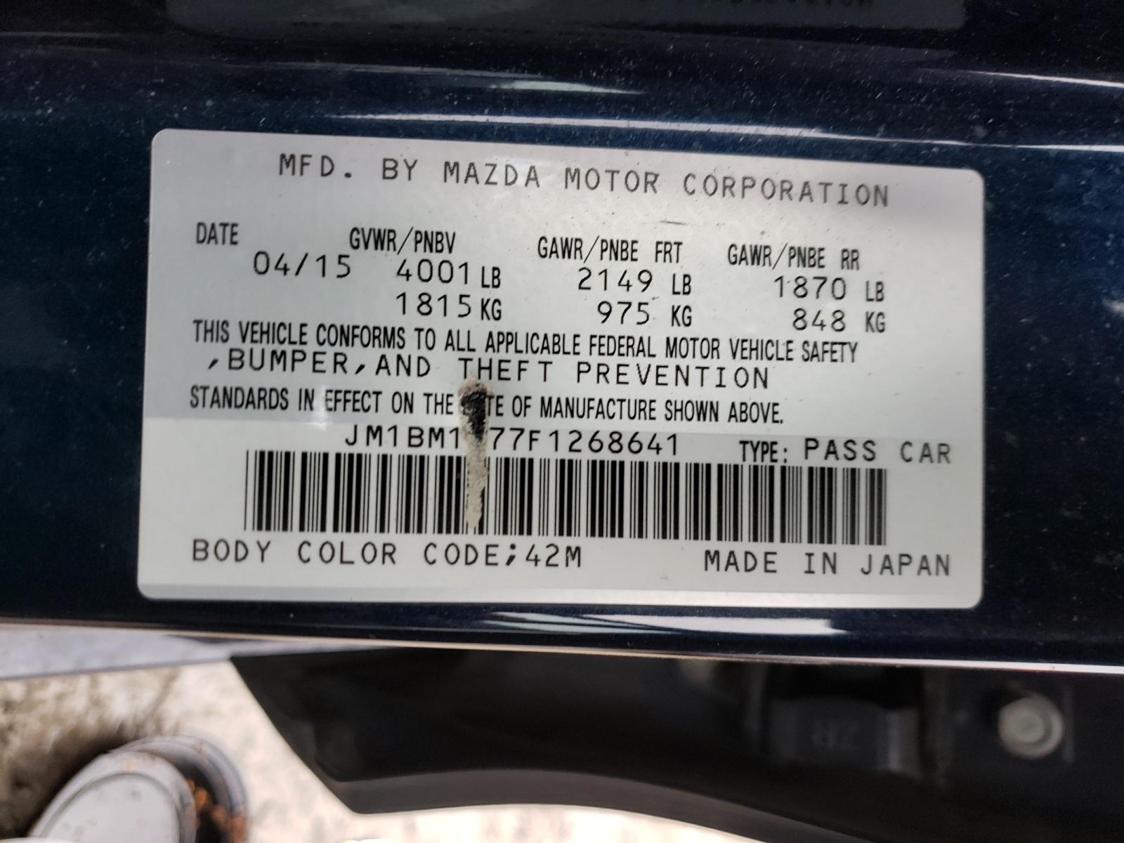 Mazda 3 sv 2015