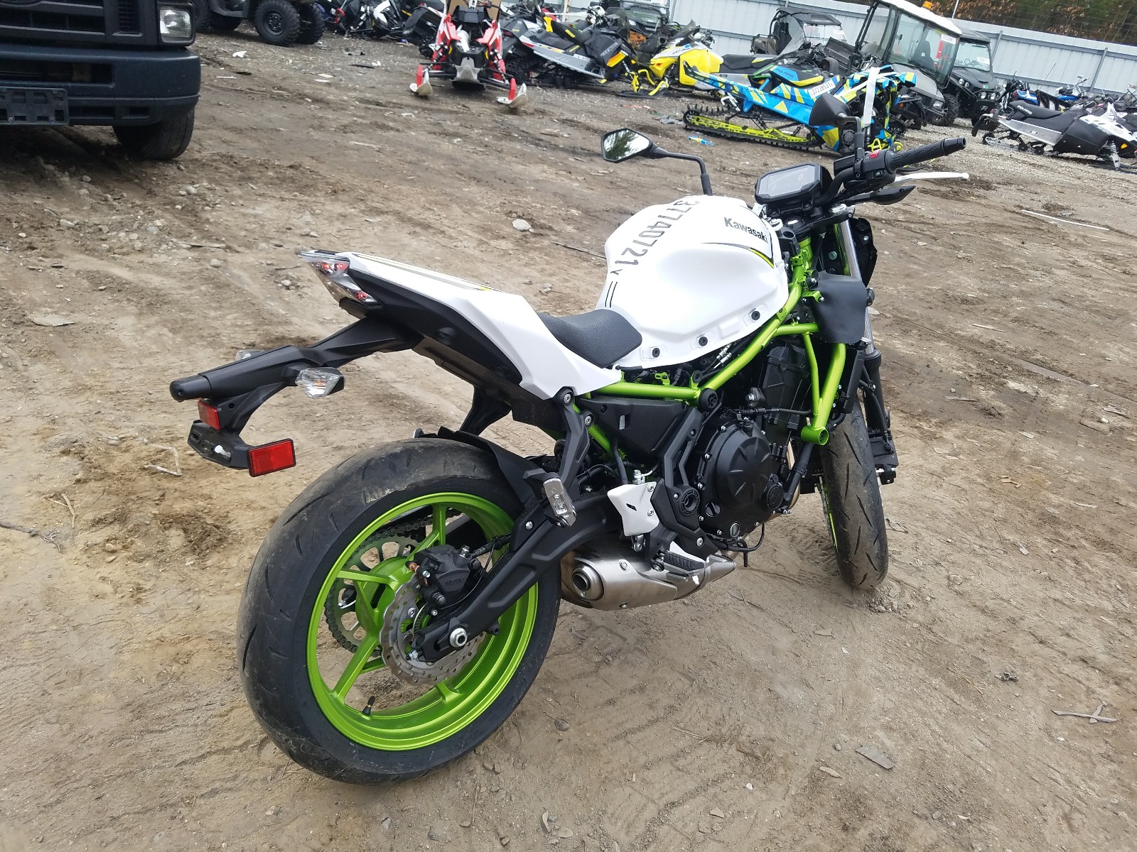 Salvage Motorcycles & Powersports 2021 KAWASAKI ER650 K For Sale at