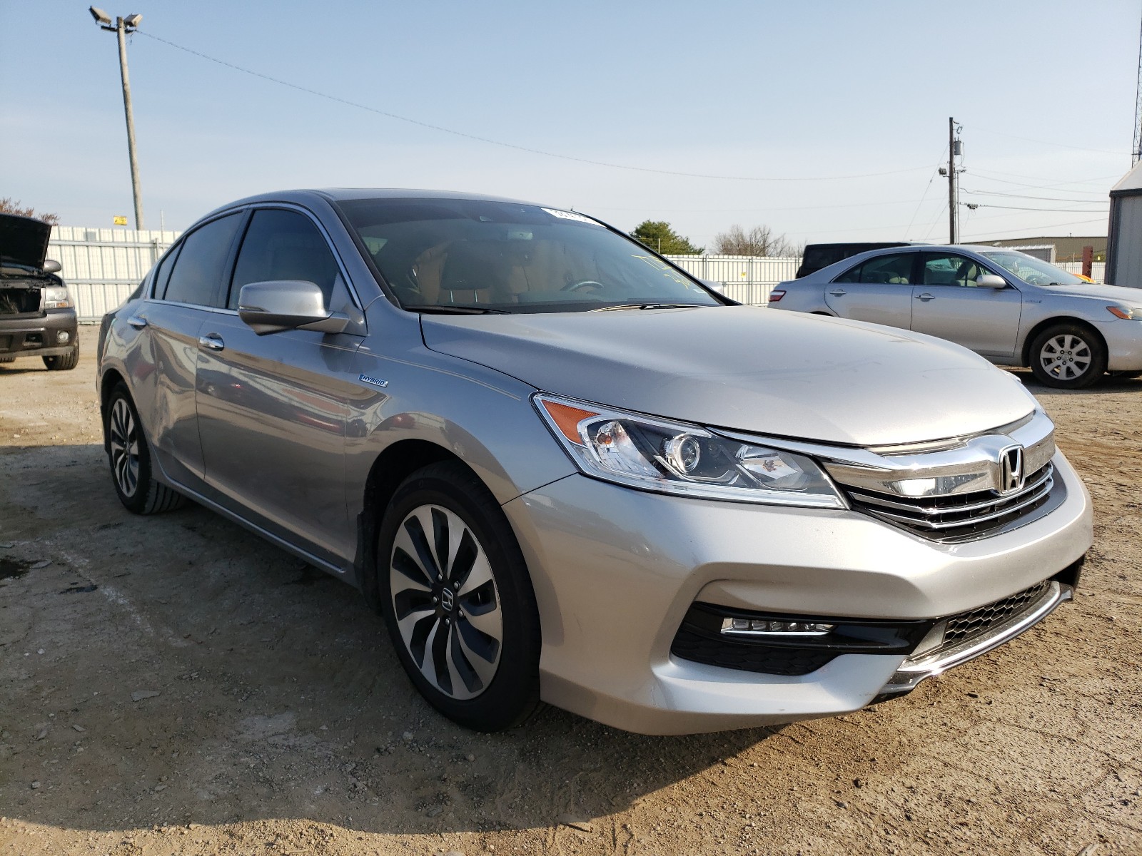 2017 HONDA ACCORD HYB JHMCR6F53HC029414 car history from Copart