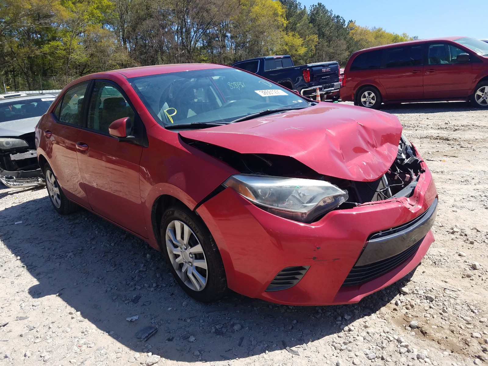 Toyota Corolla 2015 Red