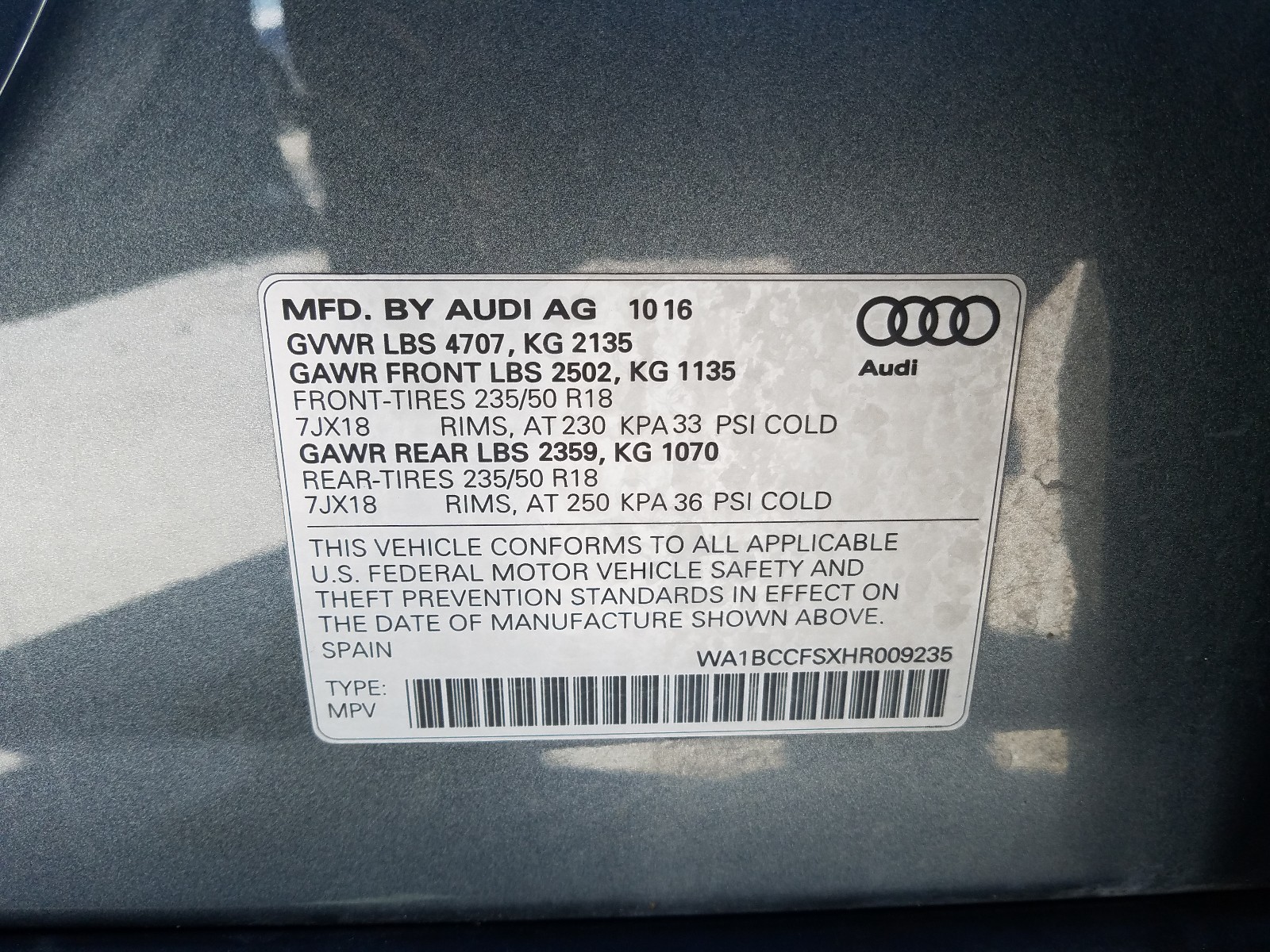 Audi Q3 premium 2017