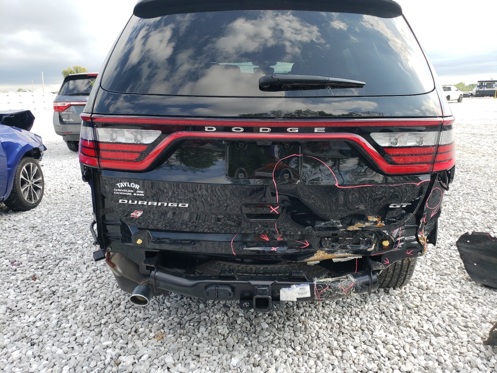 2019 Dodge Durango Gt VIN: 1C4RDJDG4KC756019 Lot: 42160791