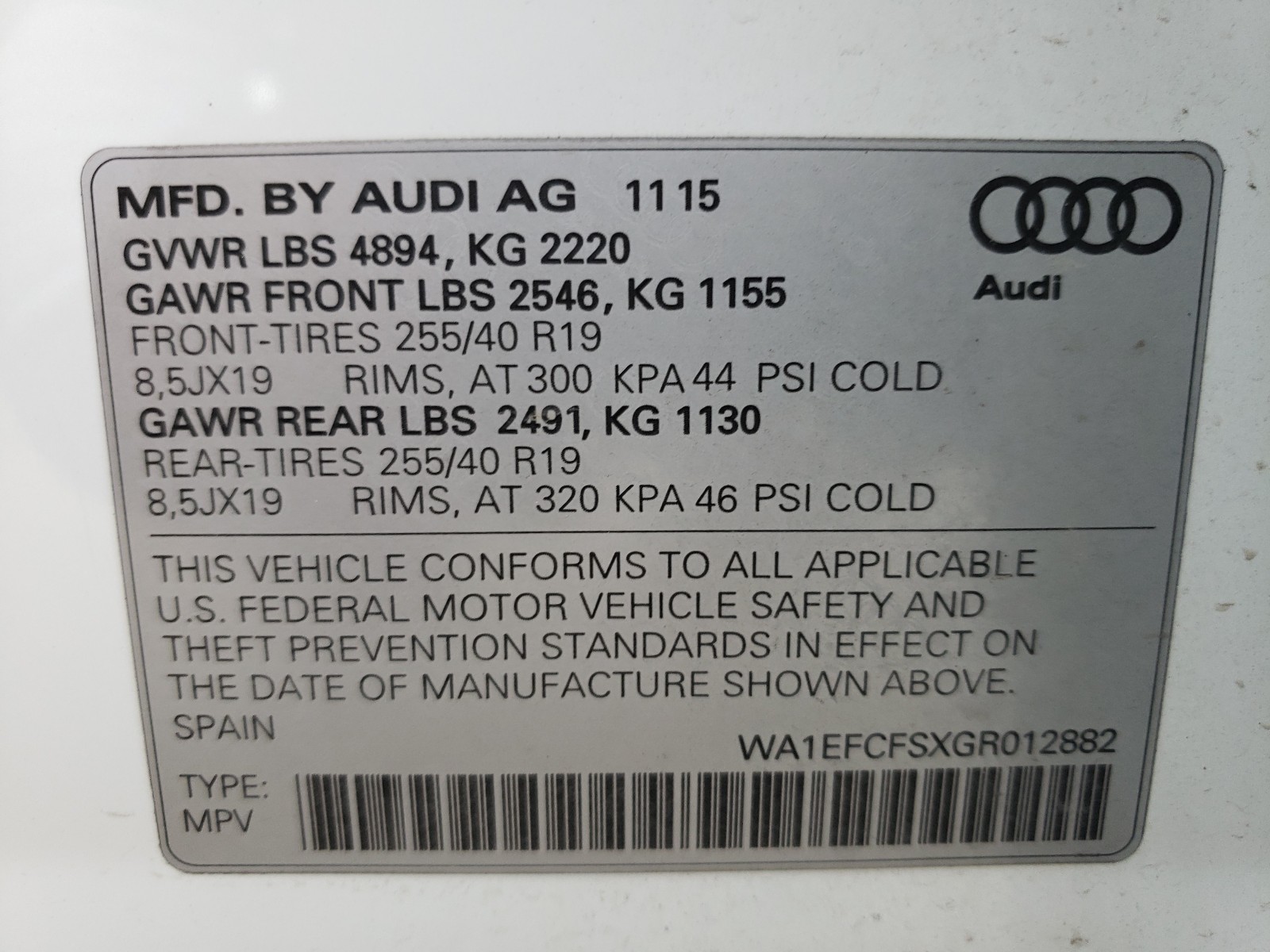 Audi Q3 premium 2016