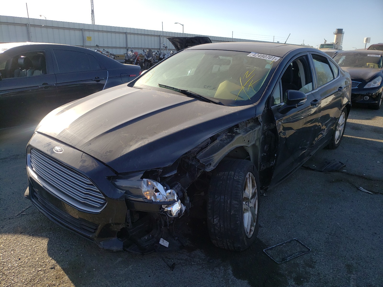 VIN 3FA6P0H74GR317142 2016 FORD FUSION no.2