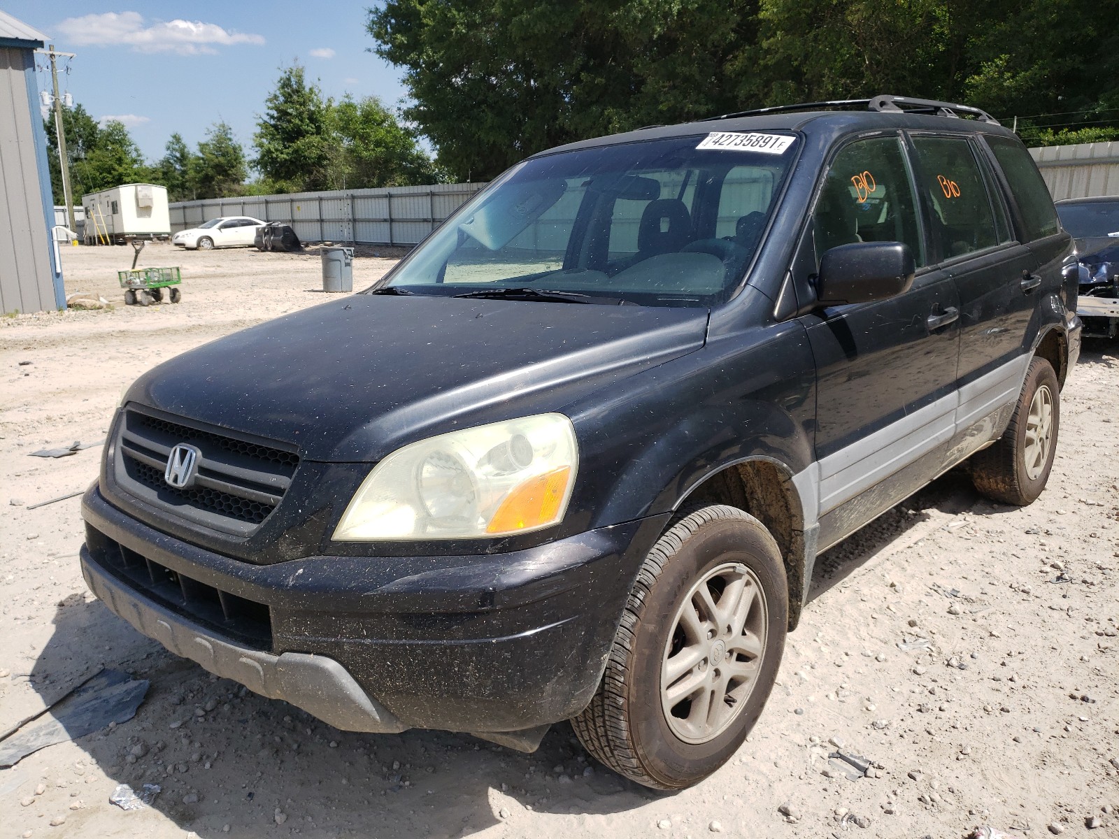 2004 Honda Pilot Lx VIN: 2HKYF18194H570432 Lot: 42735891