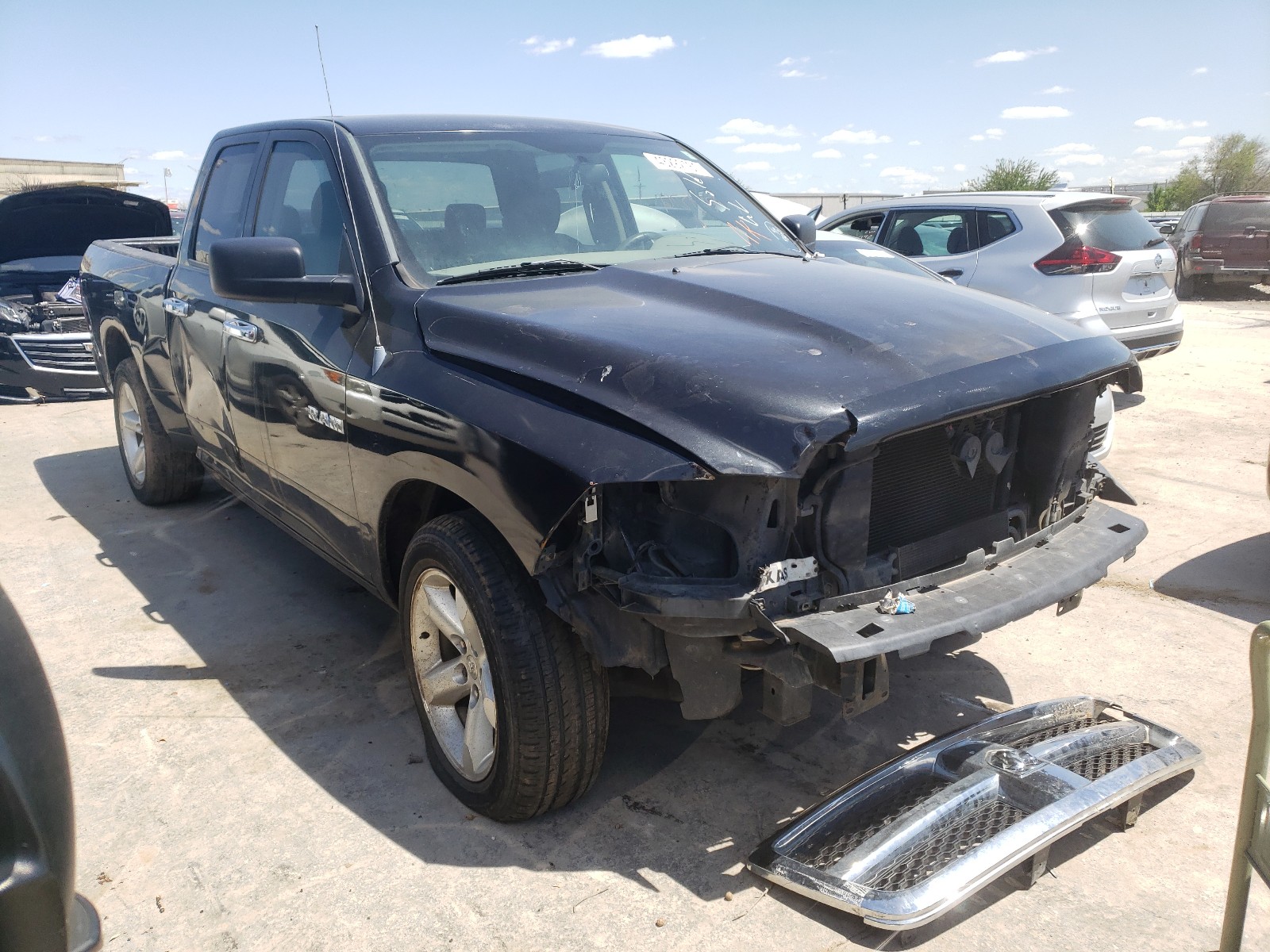 2010 DODGE RAM 1500 1D7RB1GP5AS218327 car history from Copart