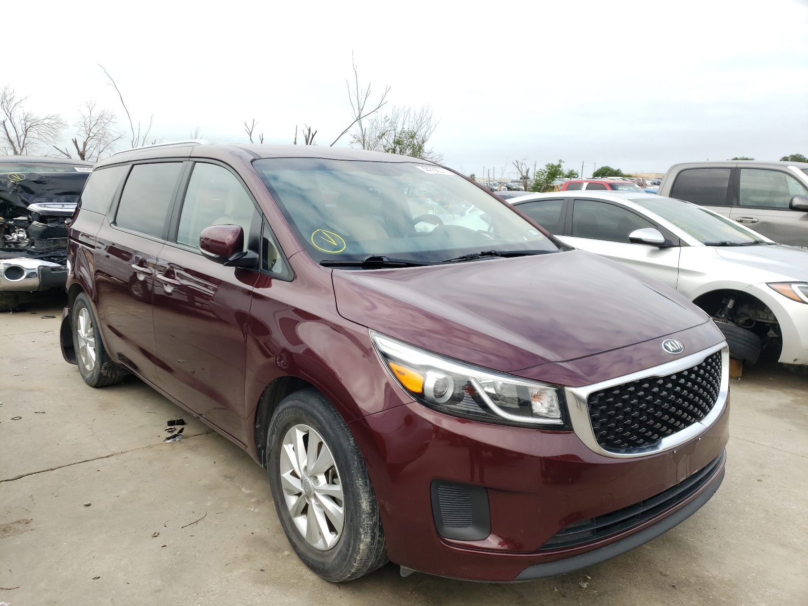 2016 KIA SEDONA LX for Sale | TX - DALLAS | Thu. Sep 23, 2021 - Used ...