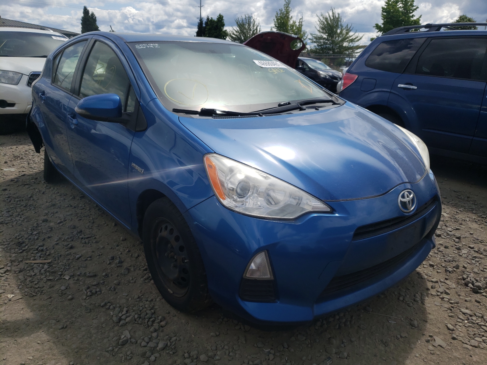 Toyota Prius c2013 Blu