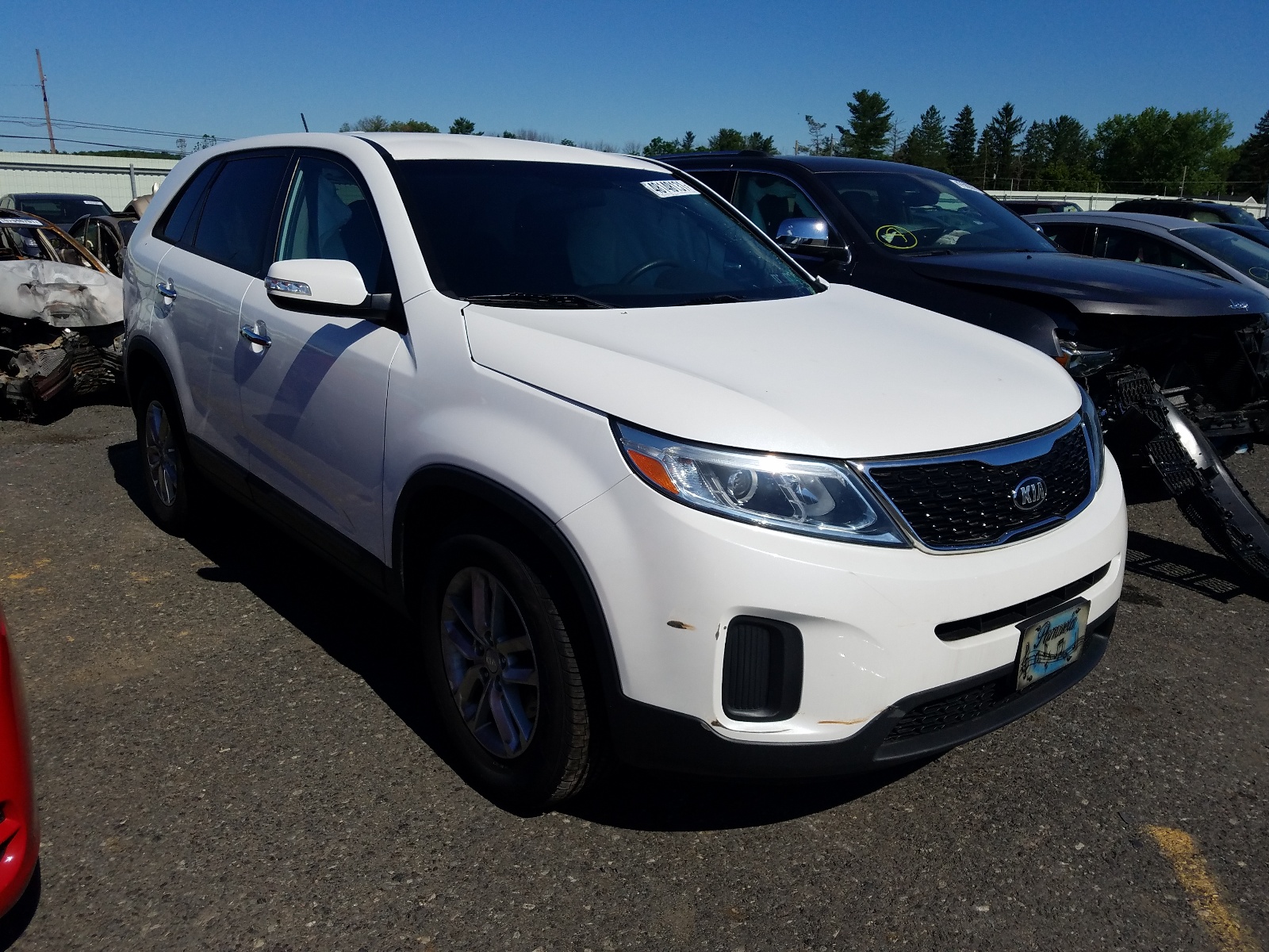 Киа соренто 2014 г. Kia Sorento 2014 White. Kia Sorento 2014 Black вид сбоку.